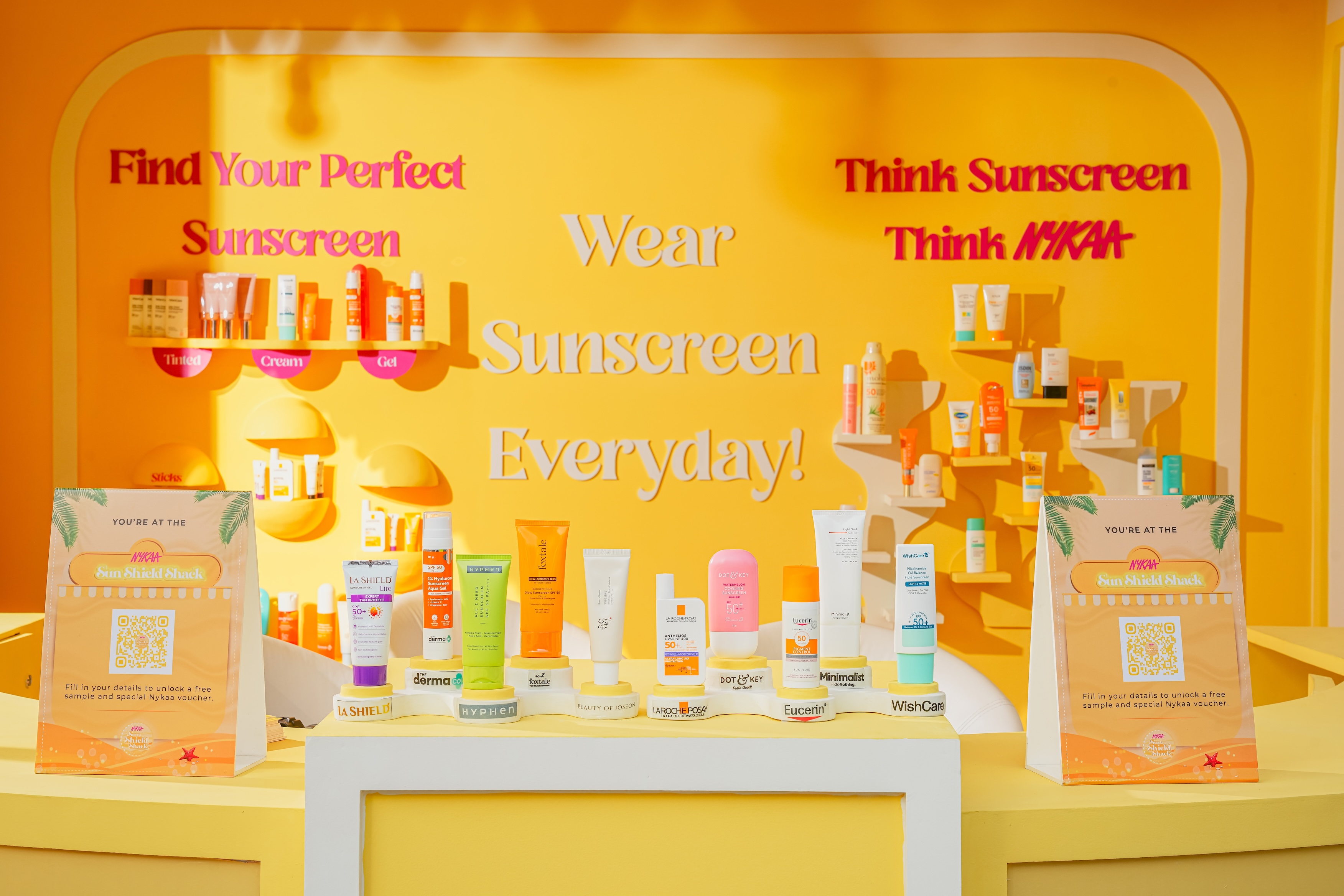 Nykaa Turns Carter Road into a Sun-Soaked Playground with the Sun Shield Shack