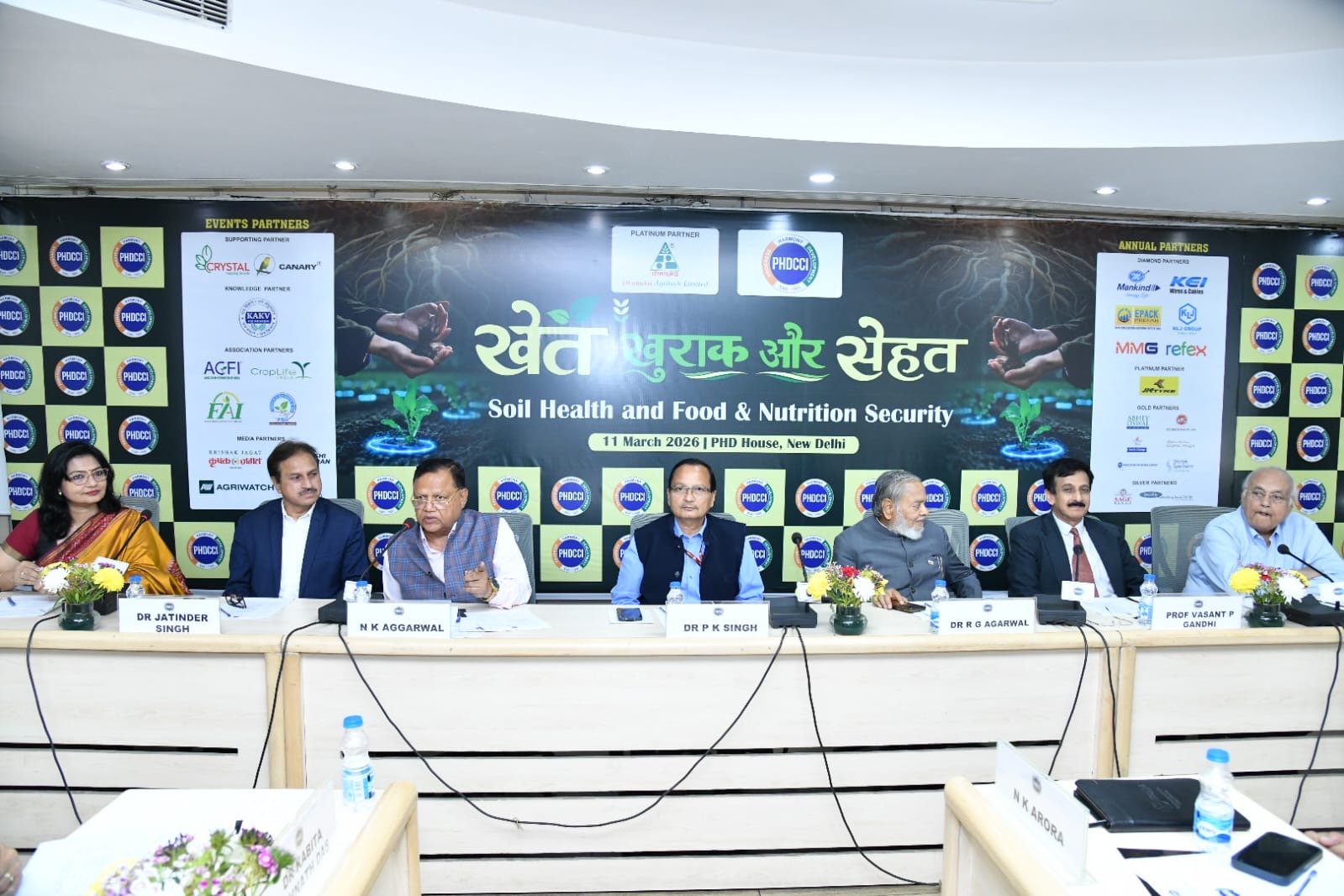 PHDCCI organized a Roundtable Discussion on  Soil Health and Food & Nutrition Security