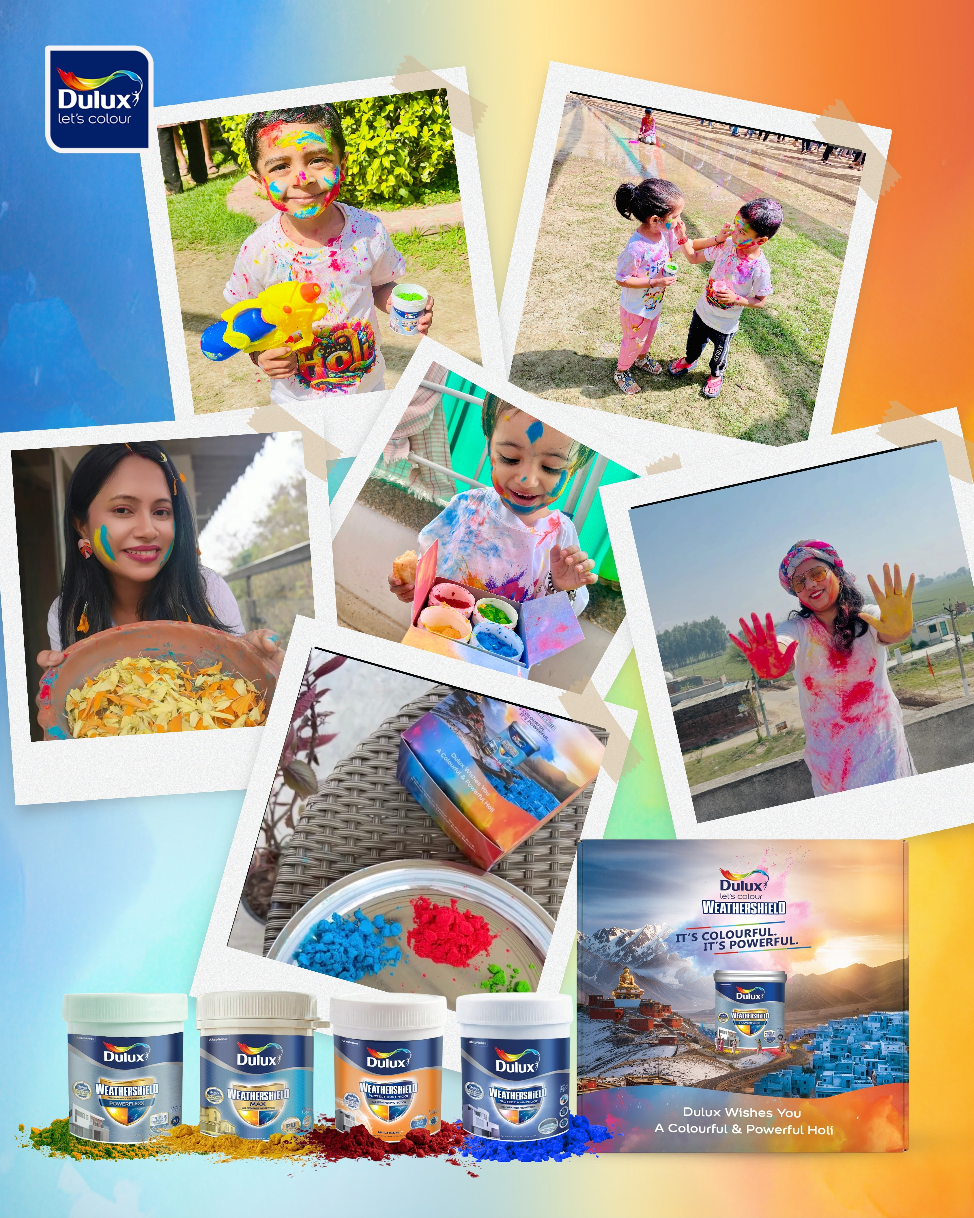 Dulux Weathershield brings a &lsquo;Colourful and Powerful&rsquo; Holi to consumer doorsteps with Blinkit