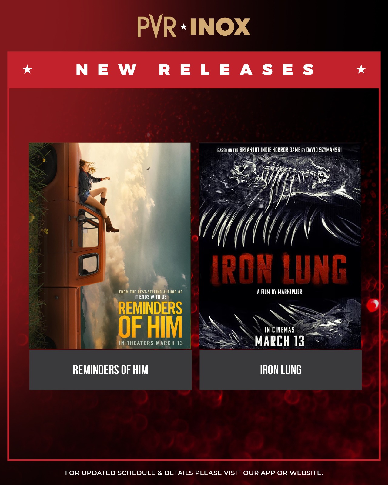 PVR INOX Presents a Diverse Line-up of Blockbusters from March 13&ndash;19, 2026