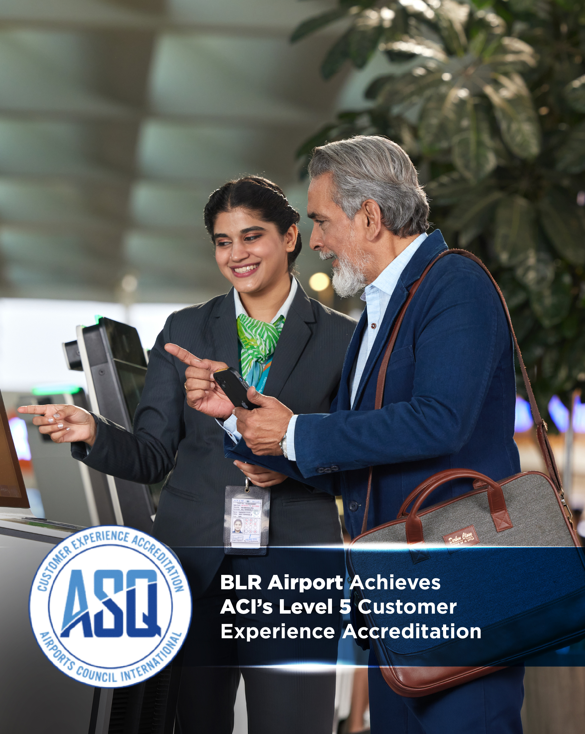 BLR Airport Earns ACI Level 5 Customer Experience Accreditation