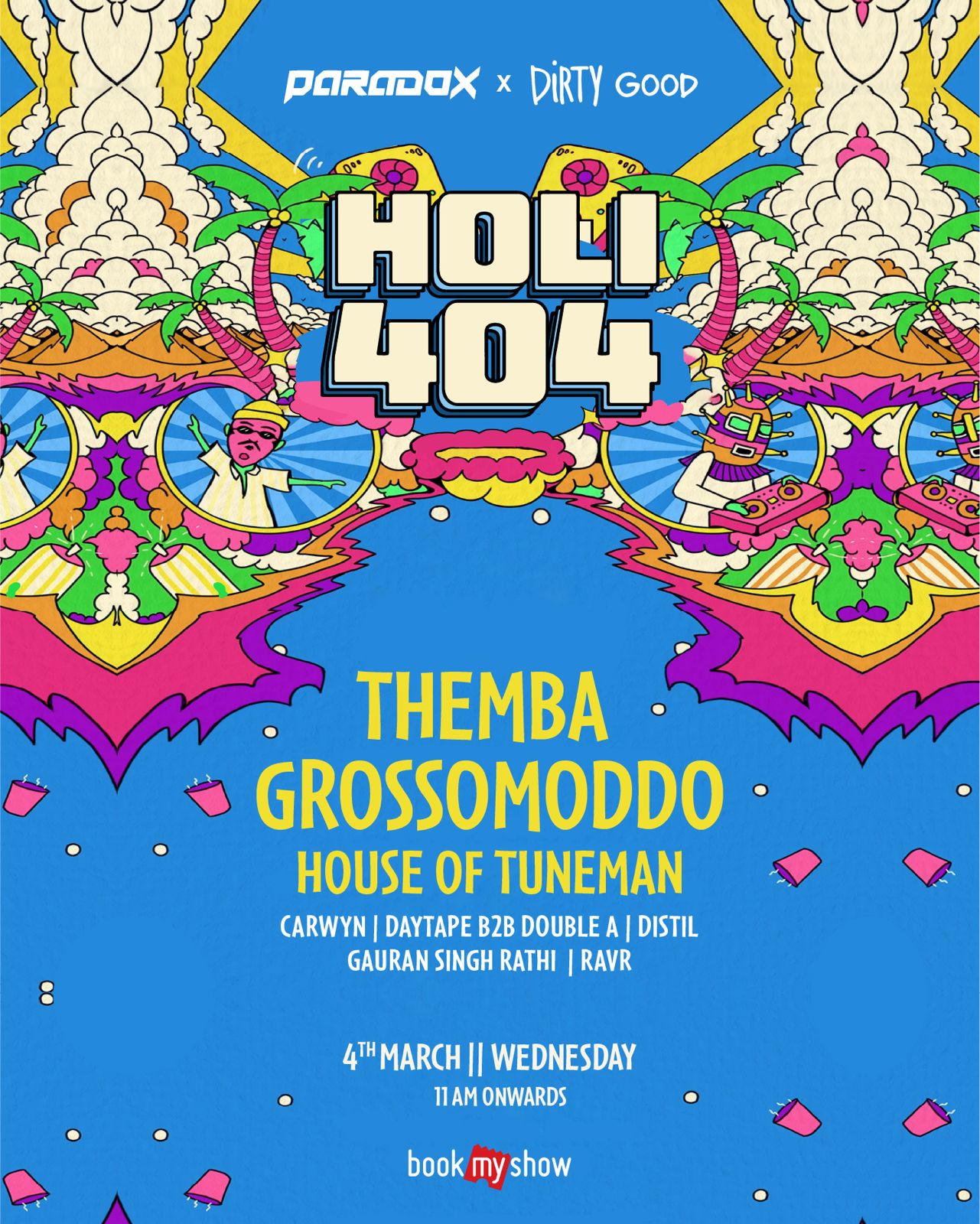 HOLI 404 by Paradox x Dirty Good Promises a 14-Hour Immersive, Music-Led Celebration in New Delhi