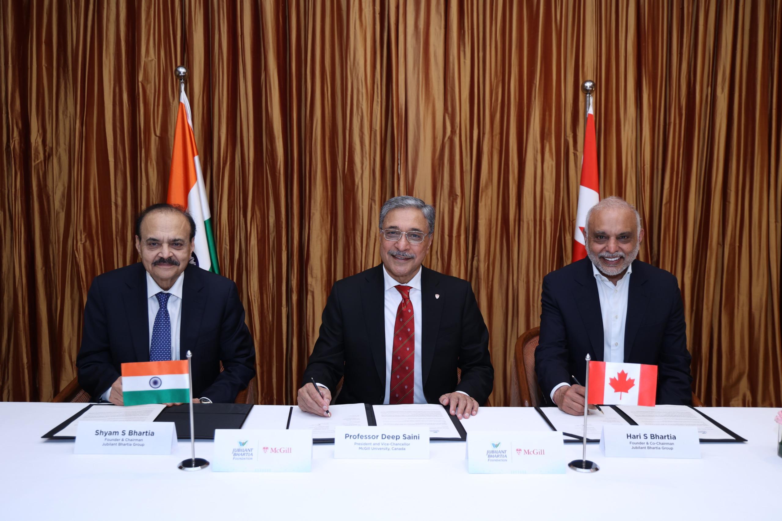 Jubilant Bhartia Foundation & McGill University collaborate to launch Centre of Excellence in AI Education and Research in India