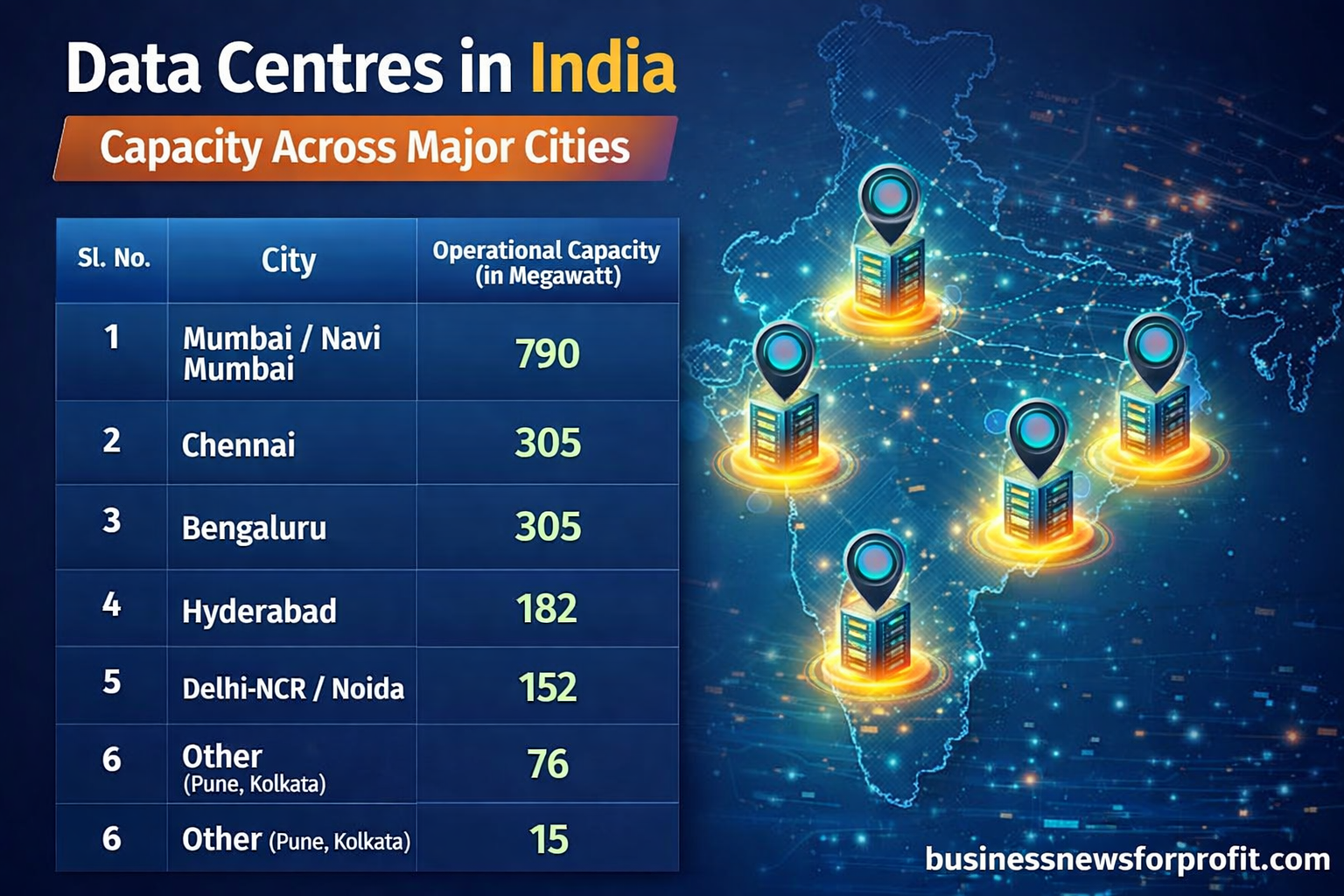 India&rsquo;s Data Centre Boom: Capacity Quadruples as Digital Demand Surges