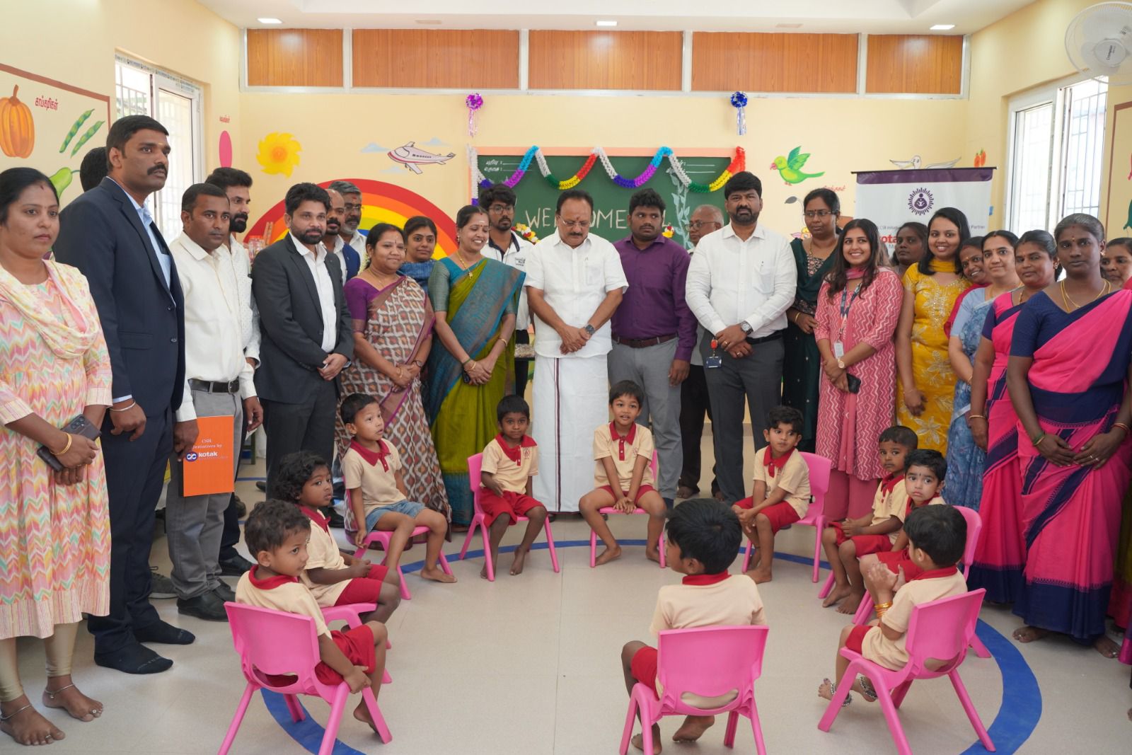 Kotak Mahindra Bank and United Way Bengaluru join forces to refurbish&nbsp;Anganwadi centres in Coimbatore