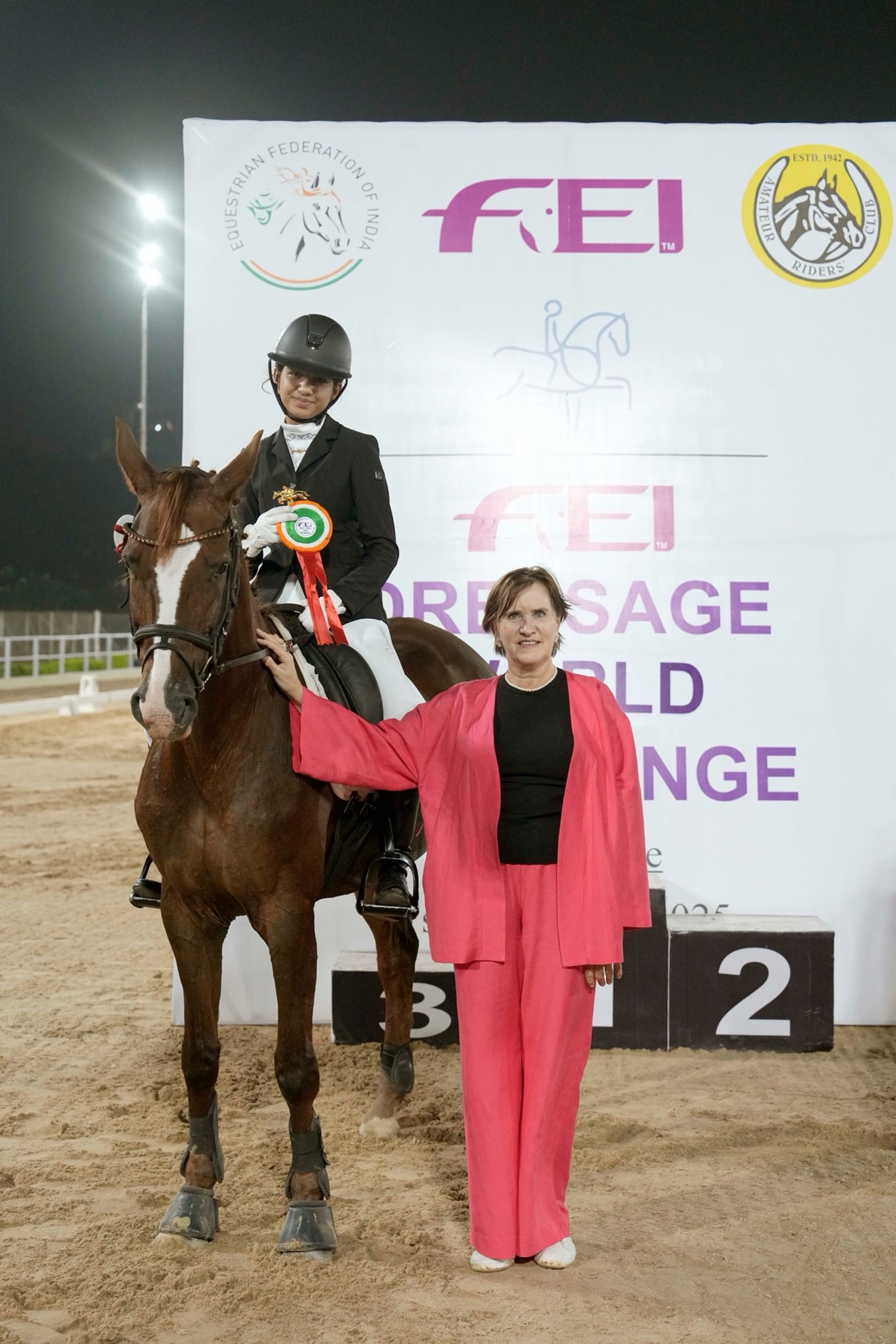 15-Year-Old Inaara Mehta Luthria Secures Top Global Rankings at FEI World Dressage Challenge 2025
