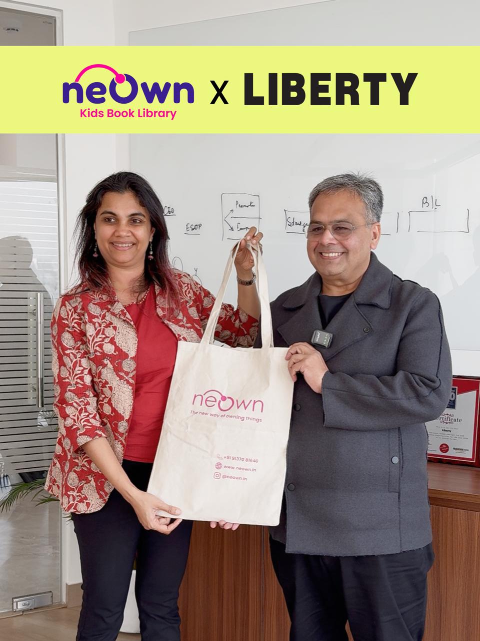 Liberty Shoes Partners with neOwn to Bring India's Reading Revolution to Bangalore