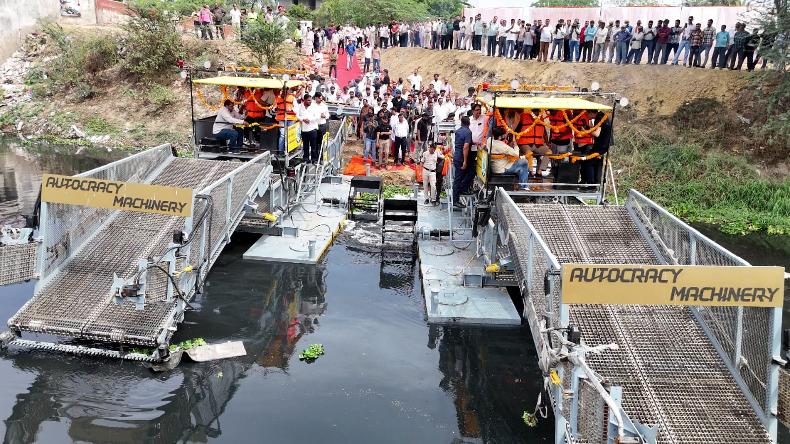Autocracy Machinery Deploys Advanced Dual-Purpose Weed Harvesters to Strengthen Delhi&rsquo;s Water Infrastructure