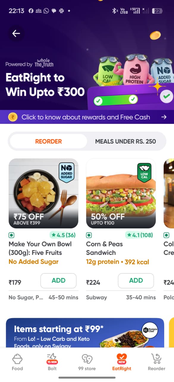This World Health Day, Swiggy Enhances 'EatRight' offering with Ingredient and Cooking Method Transparency