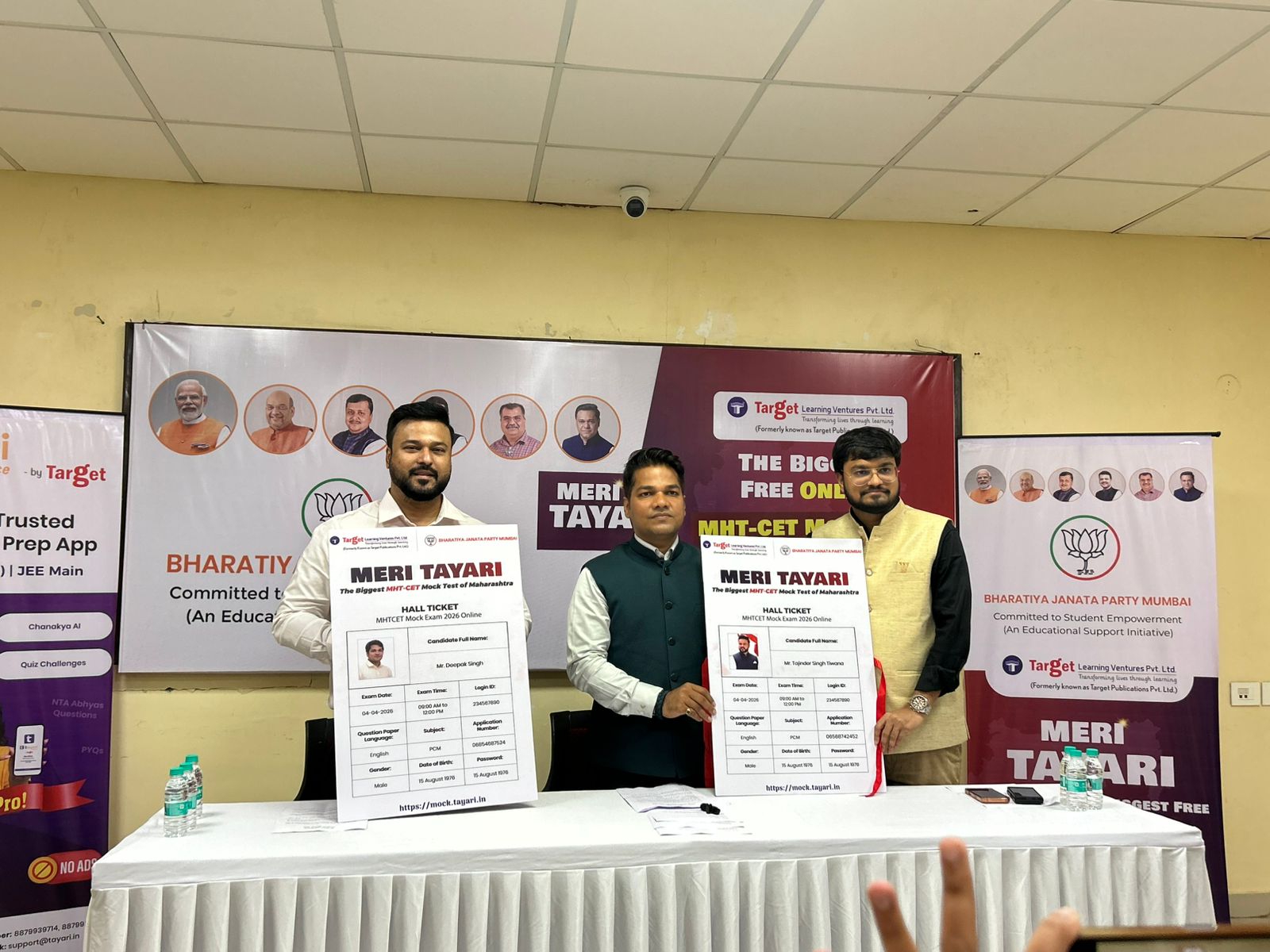 BJP Mumbai Launches Largest Free MHT-CET Mock Test