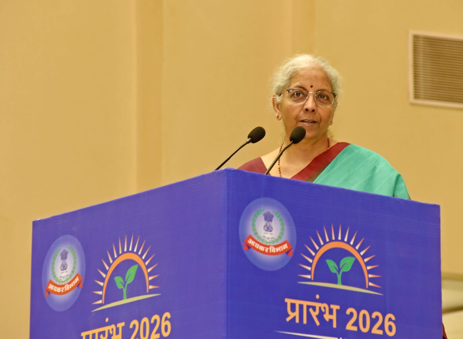Sitharaman Launches ‘PRARAMBH 2026’ Campaign to Promote New Income Tax Act