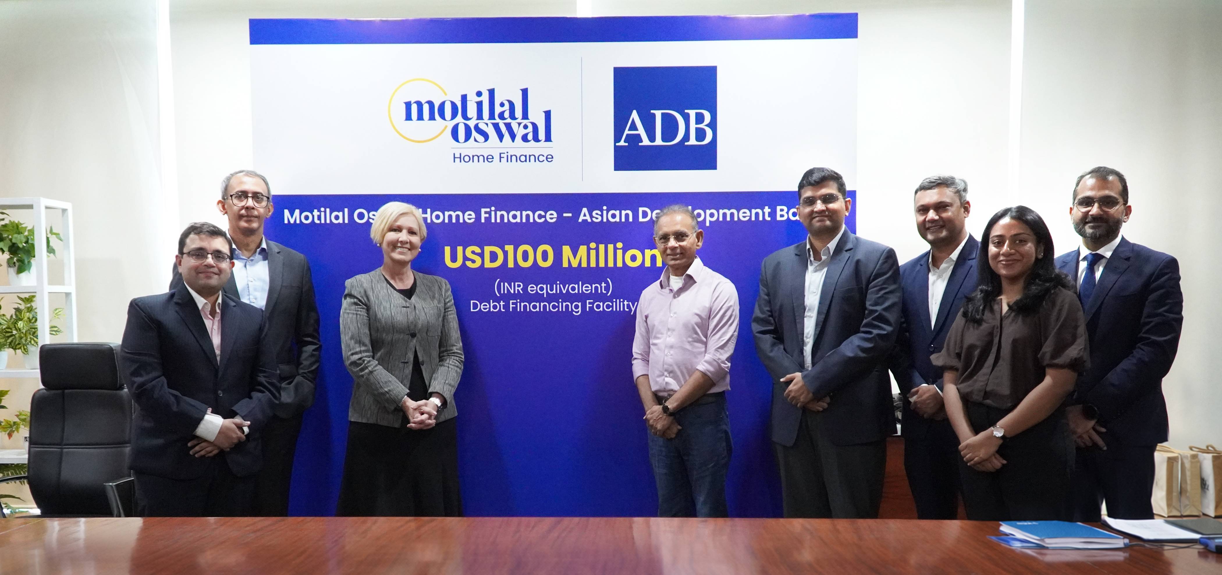Motilal Oswal Home Finance Secures 100M ADB Deal for Women-Centric Green Housing