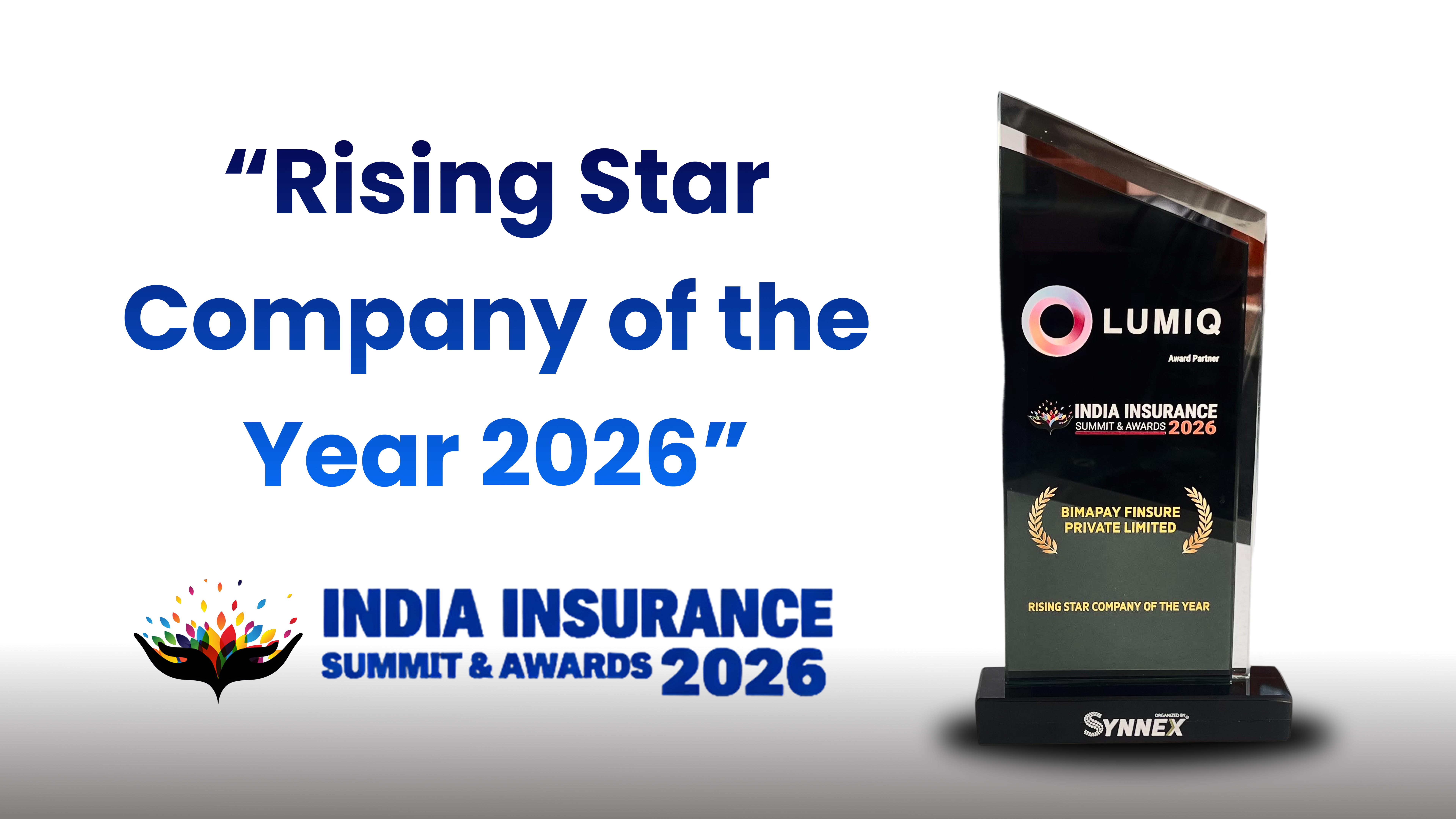 BimaPay Wins &lsquo;Rising Star Company of the Year&rsquo; at India Insurance Summit and Awards 2026