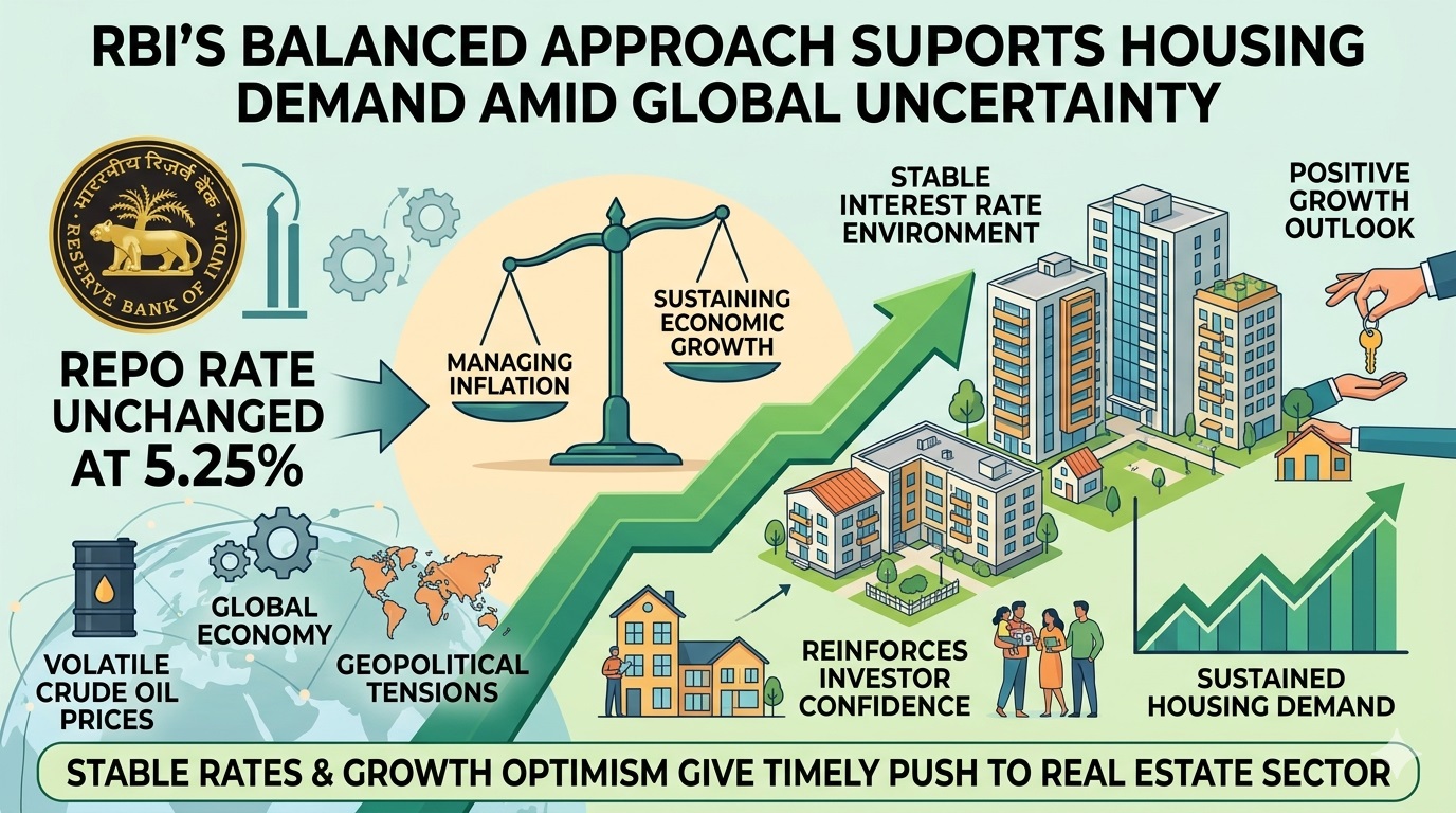 RBI&rsquo;s Balanced Approach Will Support Housing Demand Amid Global Uncertainty (RBI Policy - April 08, 2026)