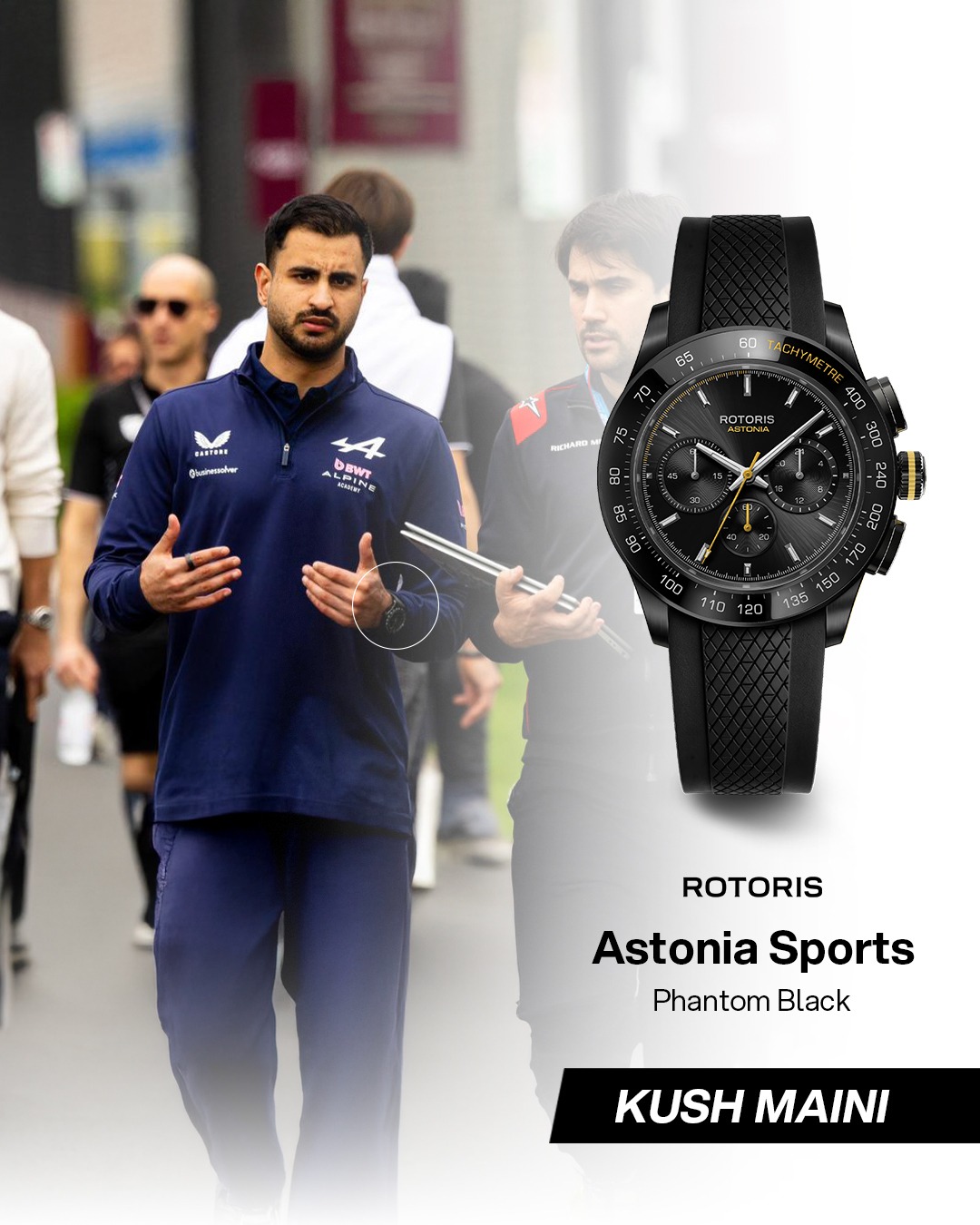 Rotoris Becomes First Indian Watch Brand to Appear on the Formula 1 Grid
