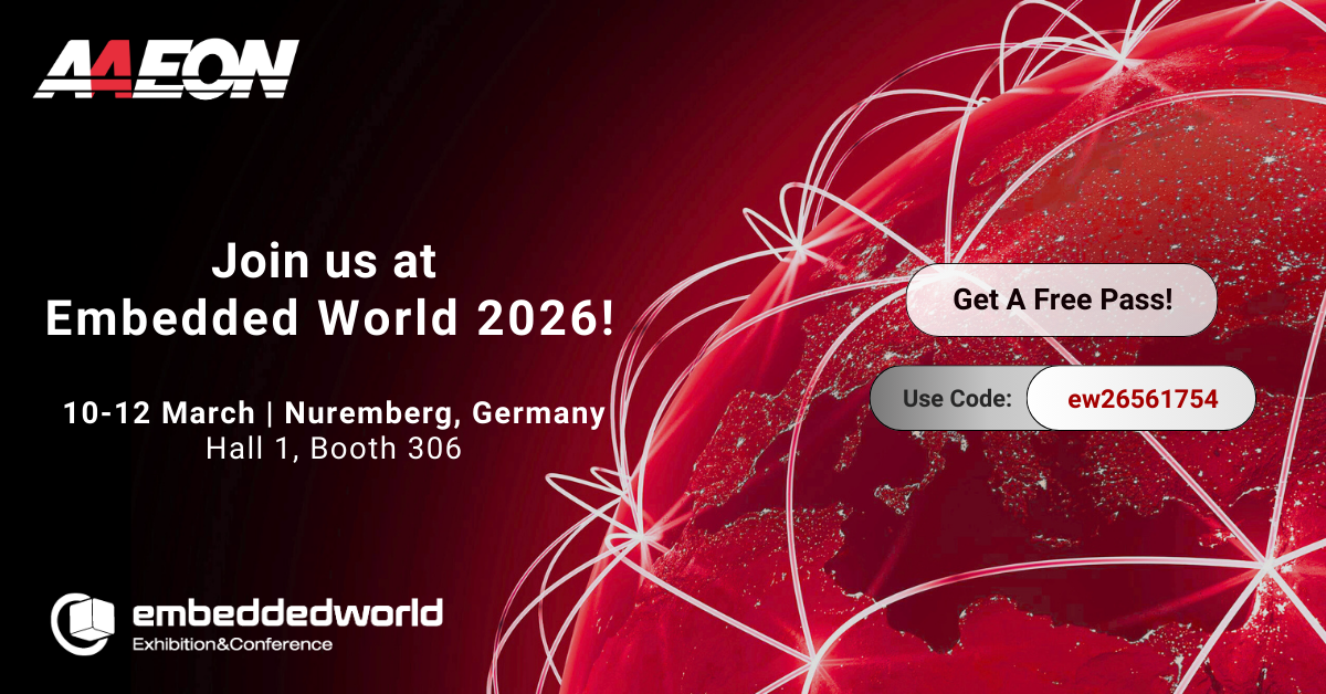 AAEON Brings Innovative Robotics, Machine Vision, and Industrial AI Demos to Embedded World 2026