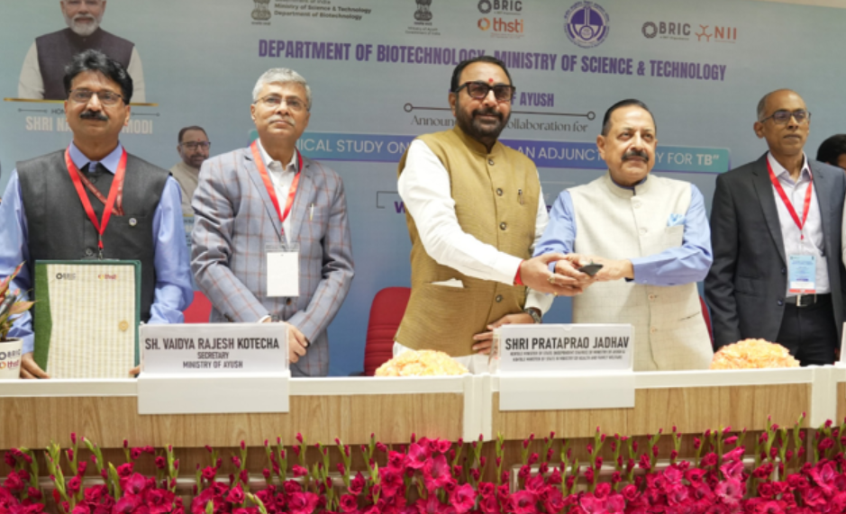 India Unveils Multi-Centre Study on Ayurveda Support in TB Care