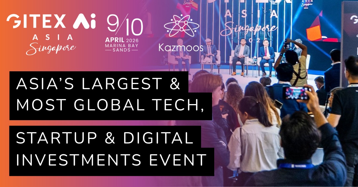Kazmoos AI to Exhibit at GITEX AI ASIA 2026, Showcasing Unified Agentic AI Workforce Platform for Organisations of All Sizes