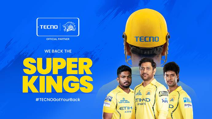 TECNO Launches TECNO Got Your Back, Becomes the Backbone of Chennai Super Kings as First Proof Point