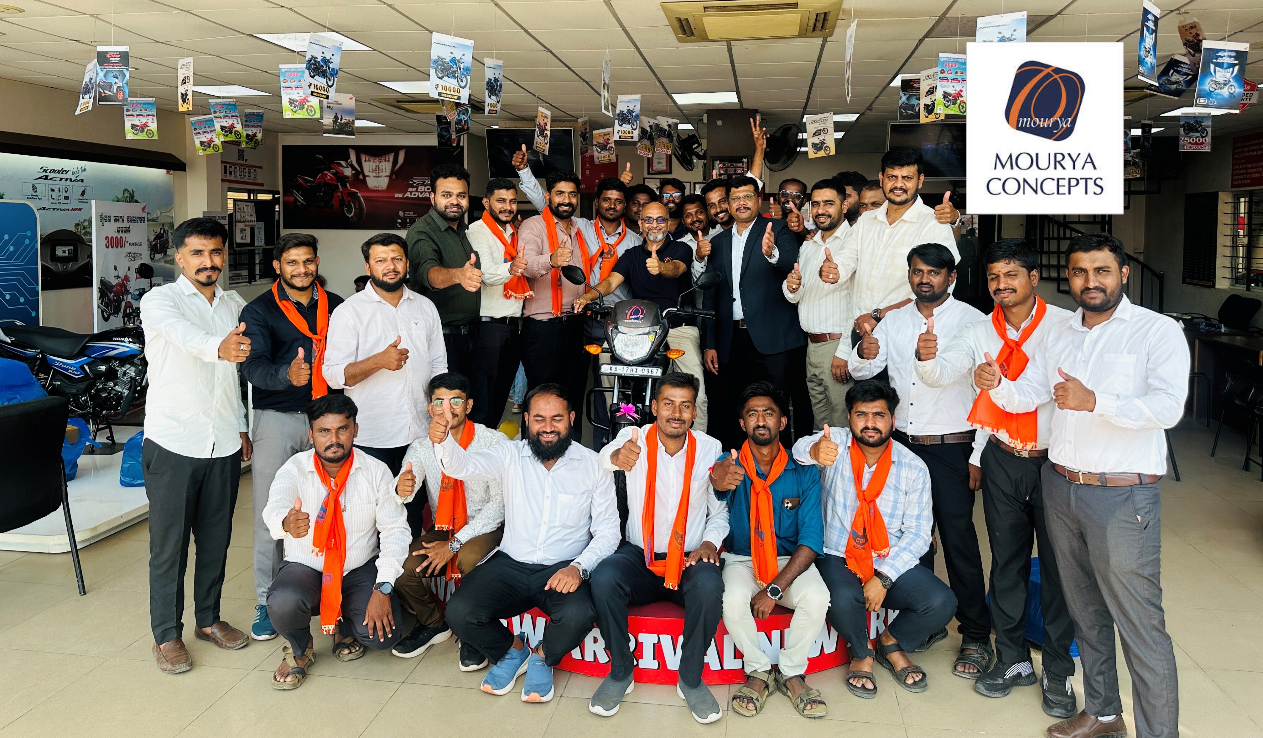 Mourya Concepts Celebrates 20 Years with Employee-Centric Initiatives; 135 Two-Wheelers Distributed Across India