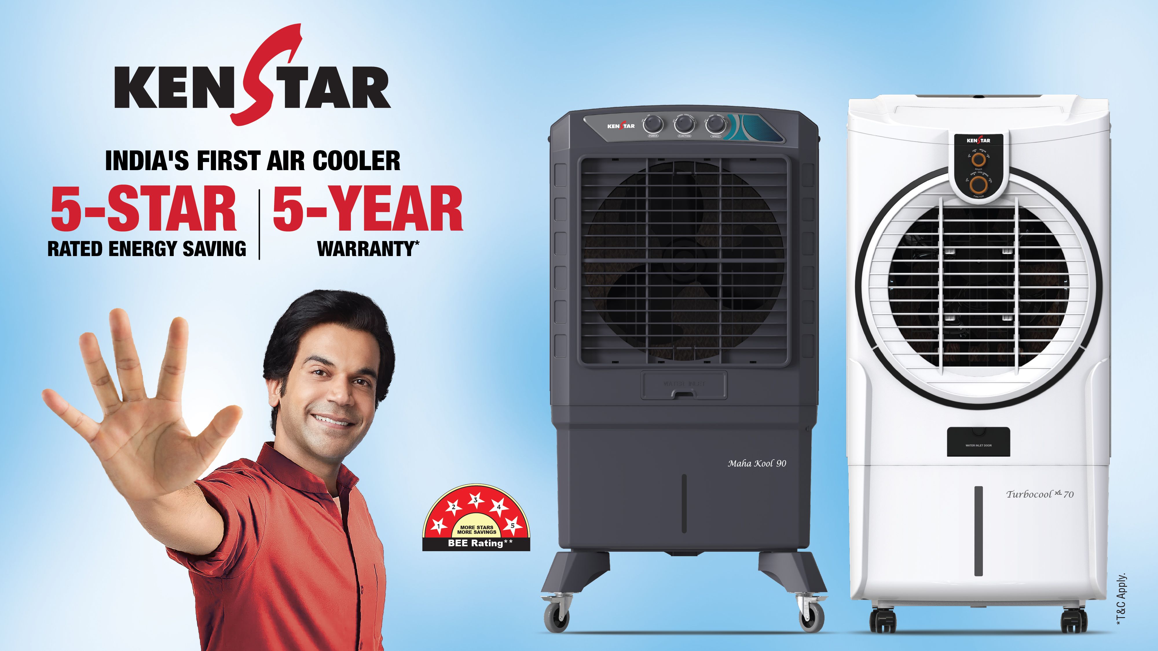 Kenstar Bets Big on Energy-Efficient Cooling with India&rsquo;s First 5-Star BEE Rated Air Coolers