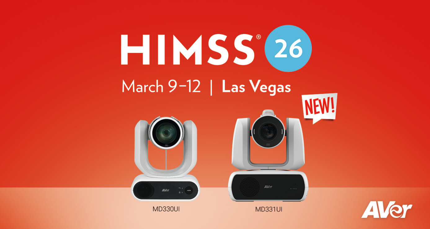 AVer To Showcase Medical Grade PTZ Cameras at HIMSS 2026
