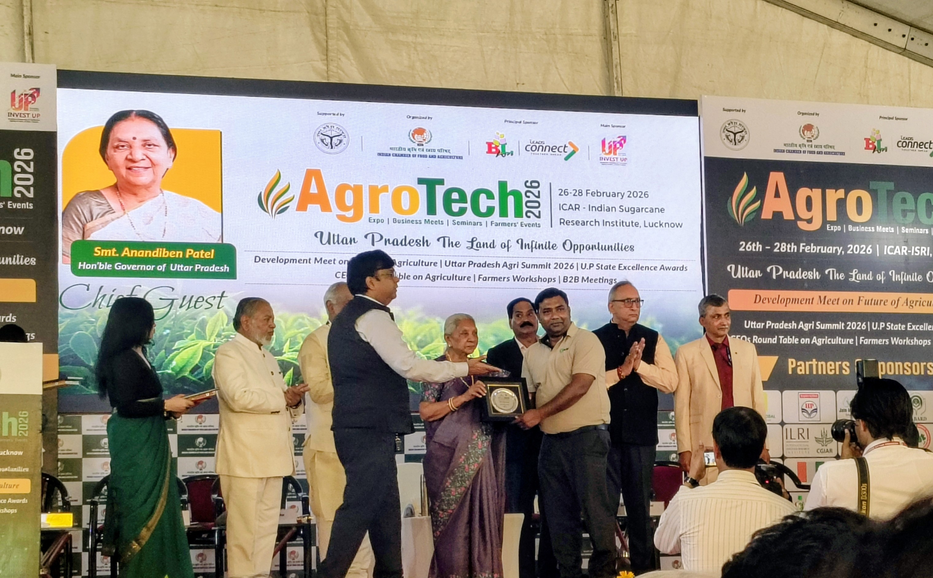 VST Tillers Tractors Wins Best Farm Machinery Display & State Excellence Award at Global Agro Tech 2026