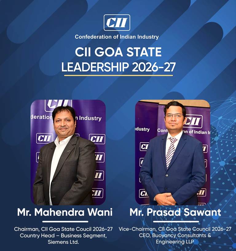 Change of Guard at Confederation of Indian Industry – Goa Council Chairperson and Vice Chairman