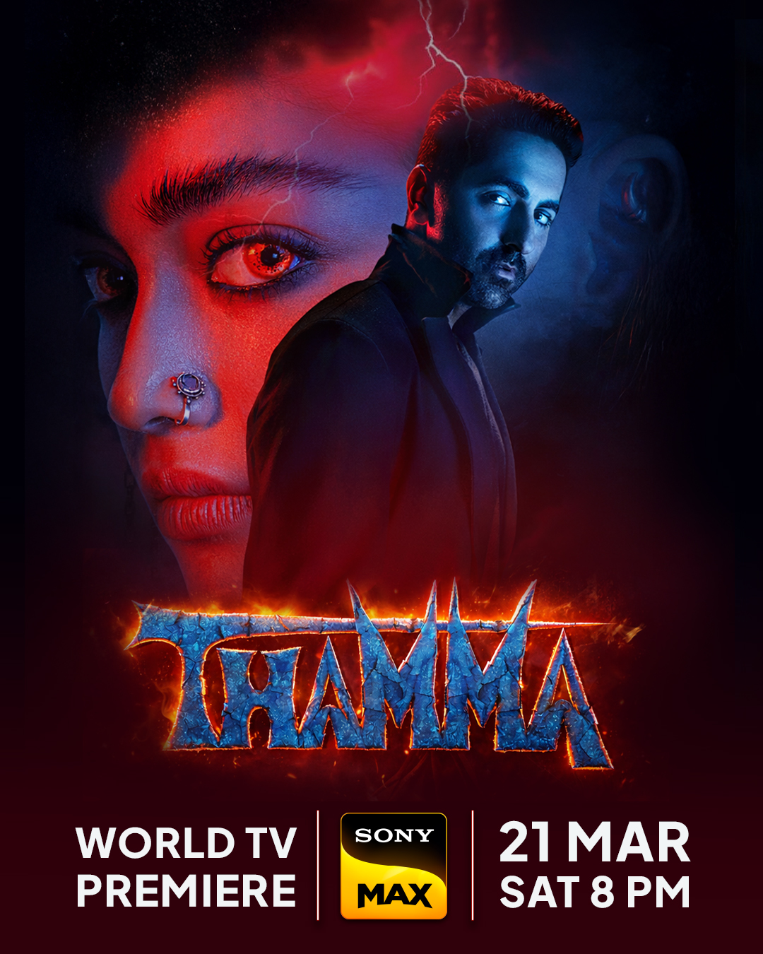 Rashmika Mandanna breaks boundaries with her own stunts in Thamma as Sony MAX announces the World Television Premiere on 21st March