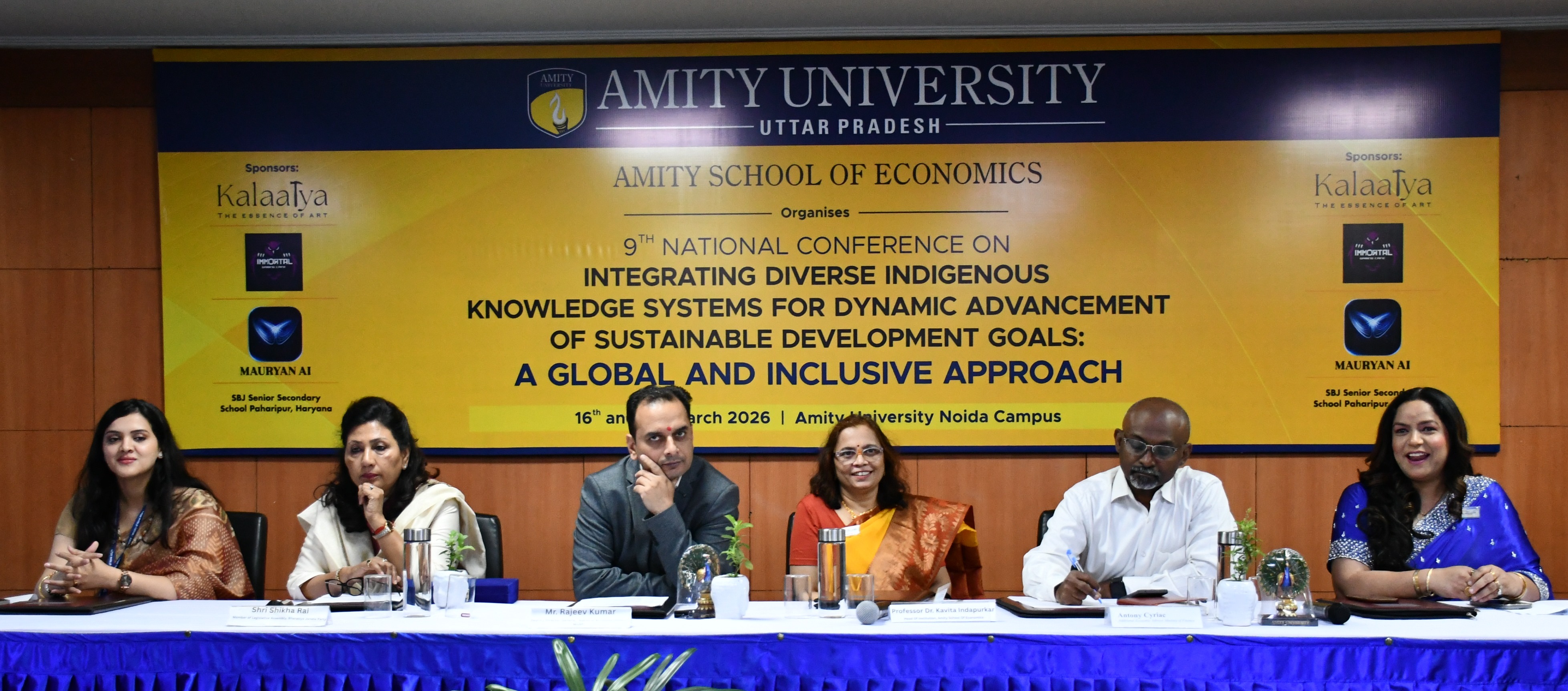 Integrating Ancient Wisdom with Modern Knowledge, crucial to achieve sustainability aver experts at Amity