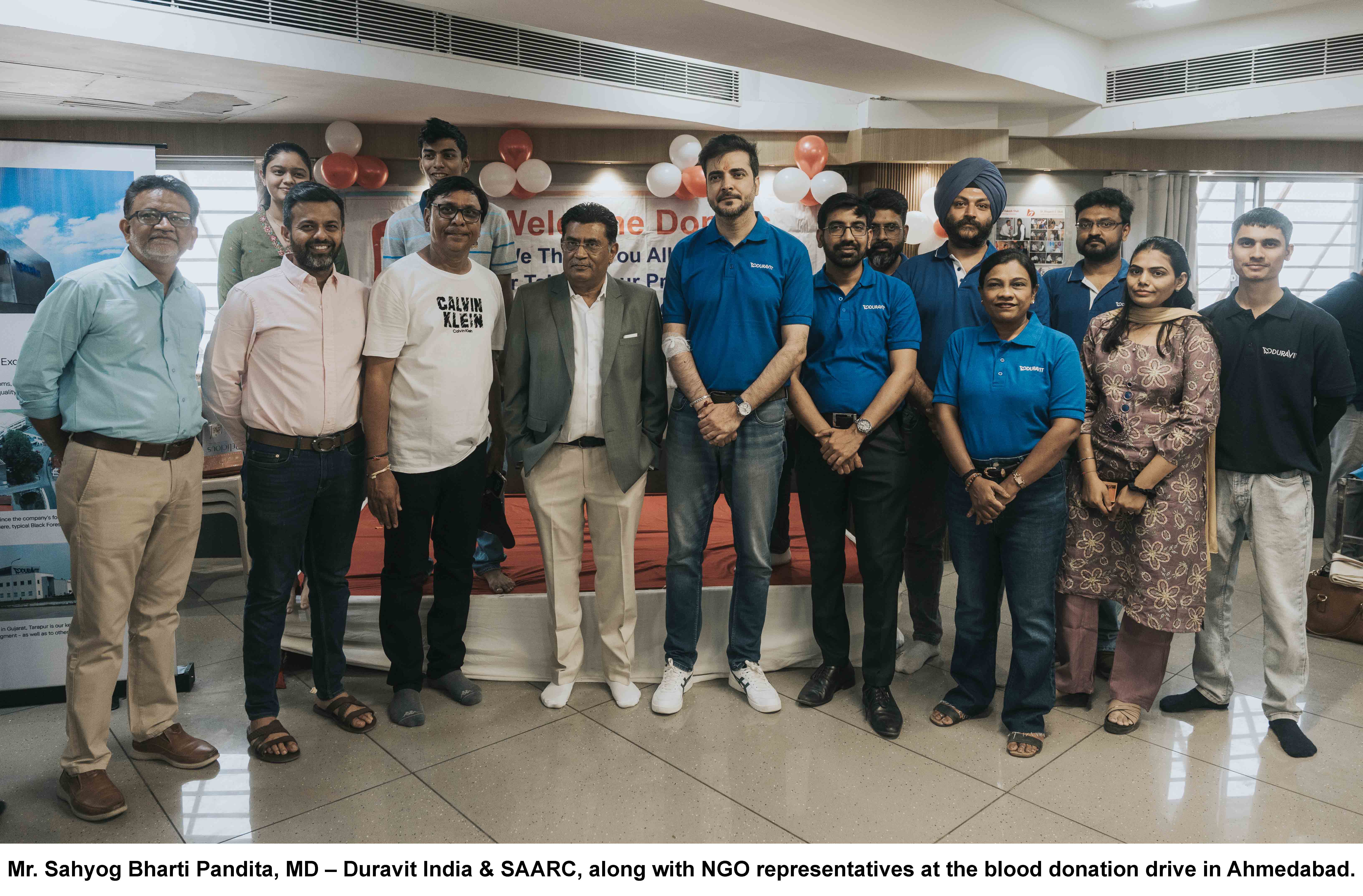 Duravit India Hosts Blood Donation Drive in Ahmedabad Under CSR Initiative