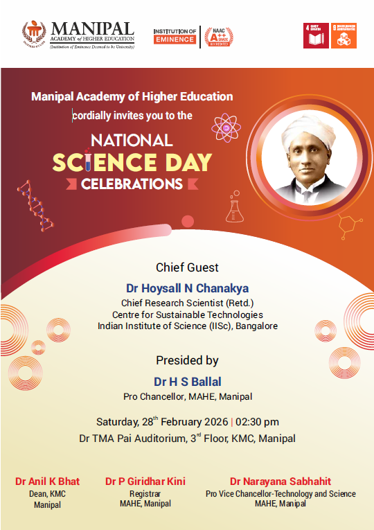 MAHE Marks National Science Day 2026 with Focus on Science, Sustainability, and Innovation