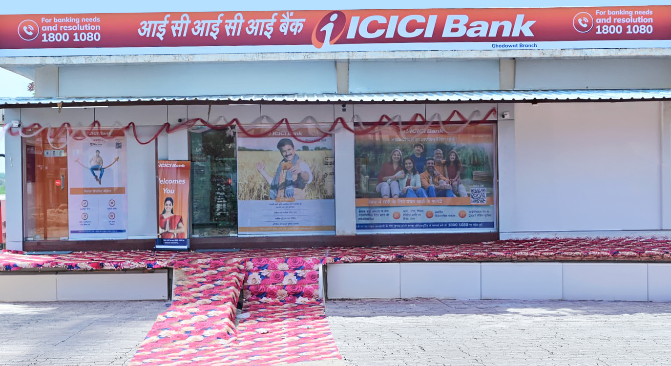 ICICI Bank inaugurates a branch at Ghodawat in Jodhpur district