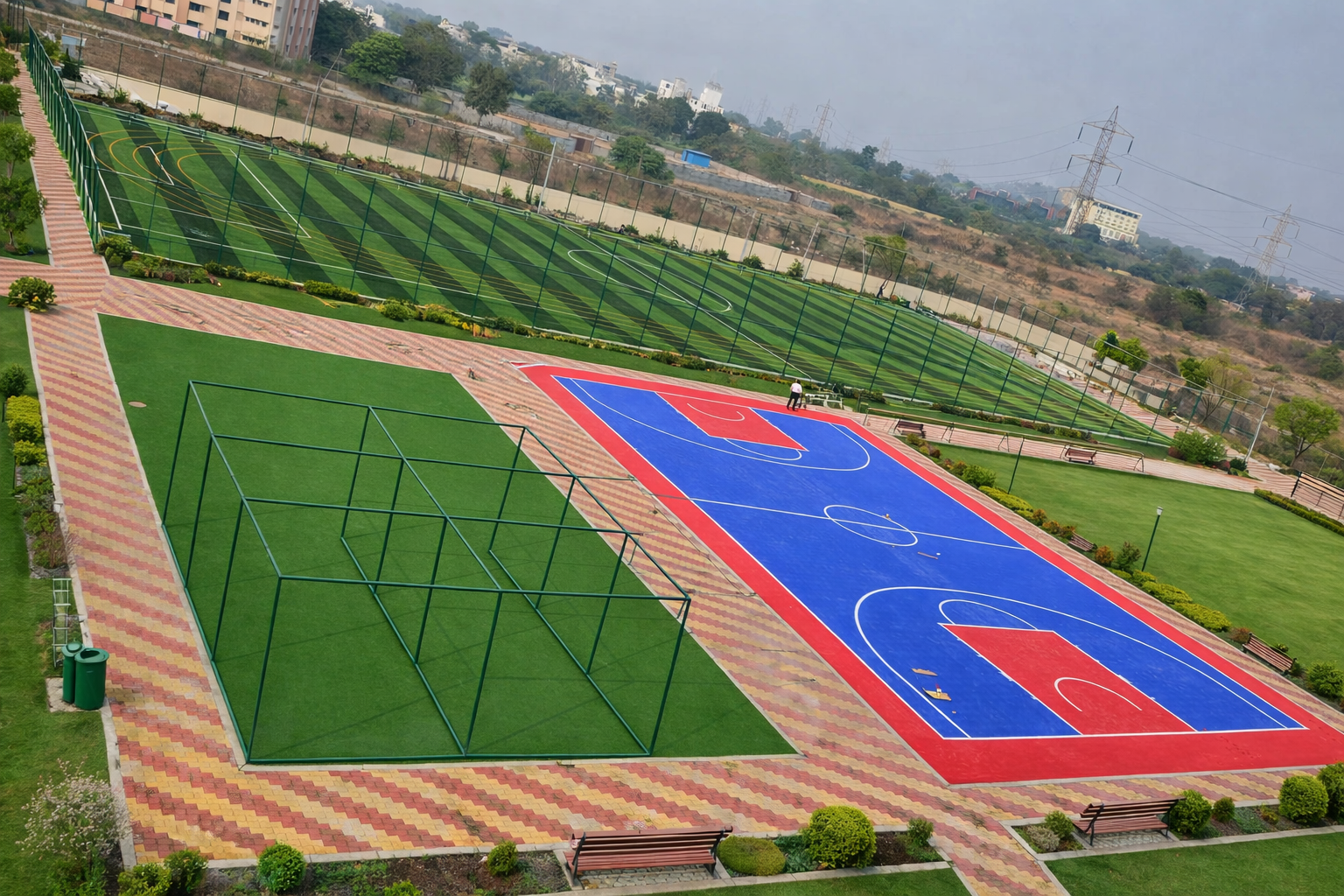 Gallant Sports & Infra Develops Multipurpose Sports Turf at Nagpur School Campus