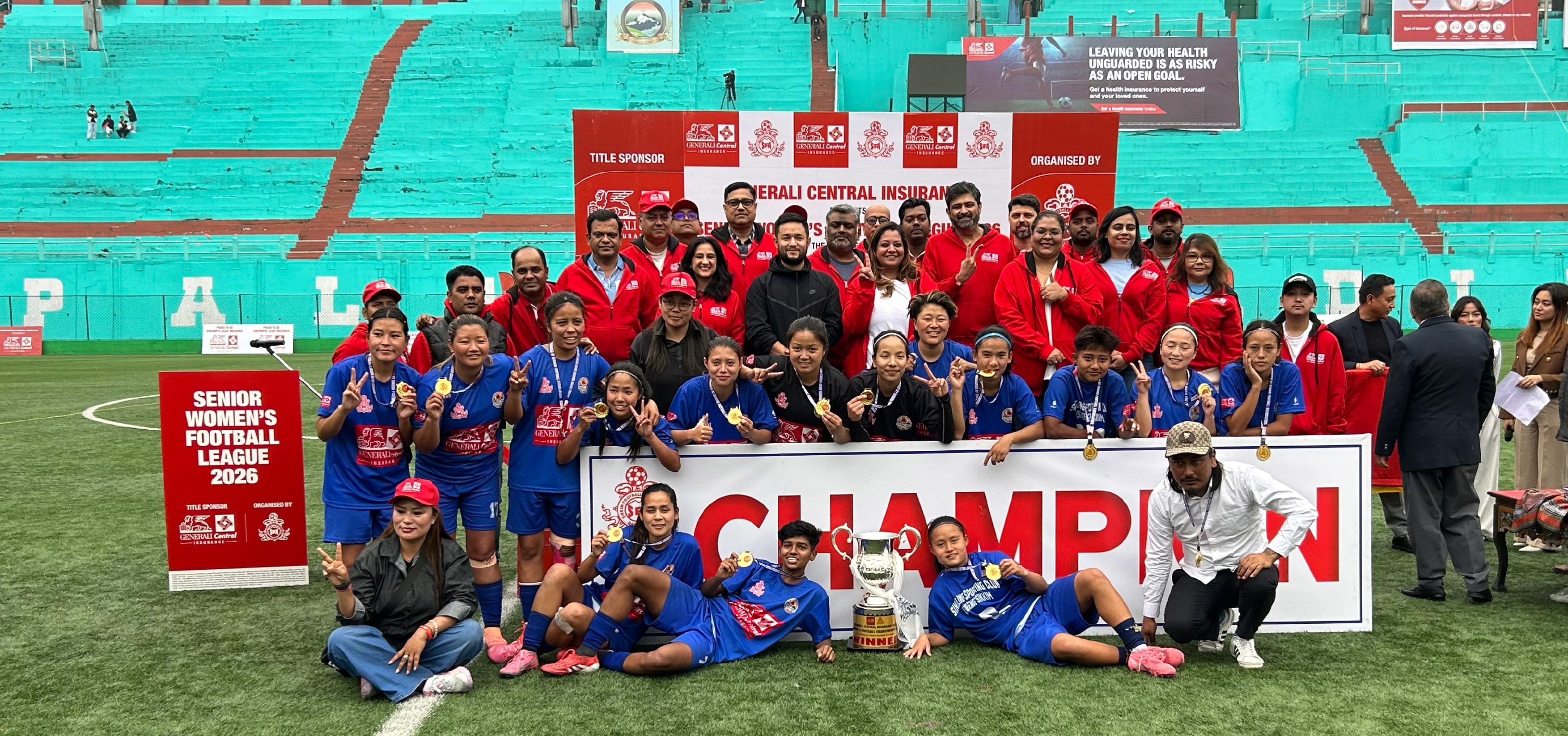 Generali & Sikkim FA Conclude Senior Women&rsquo;s Football League 2026