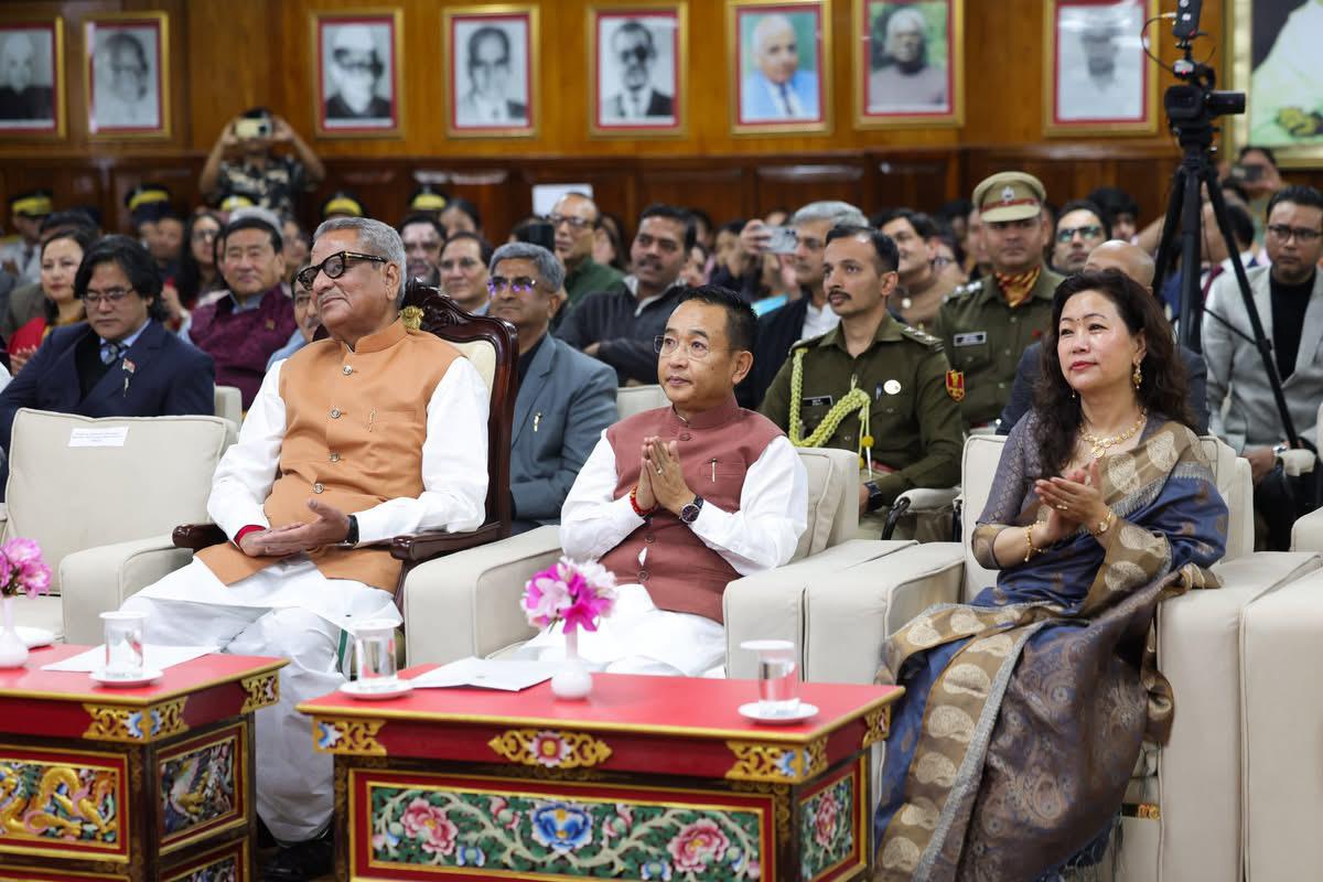 CM Prem Singh Tamang Attends Rajasthan Statehood Day Event, Emphasizes Unity