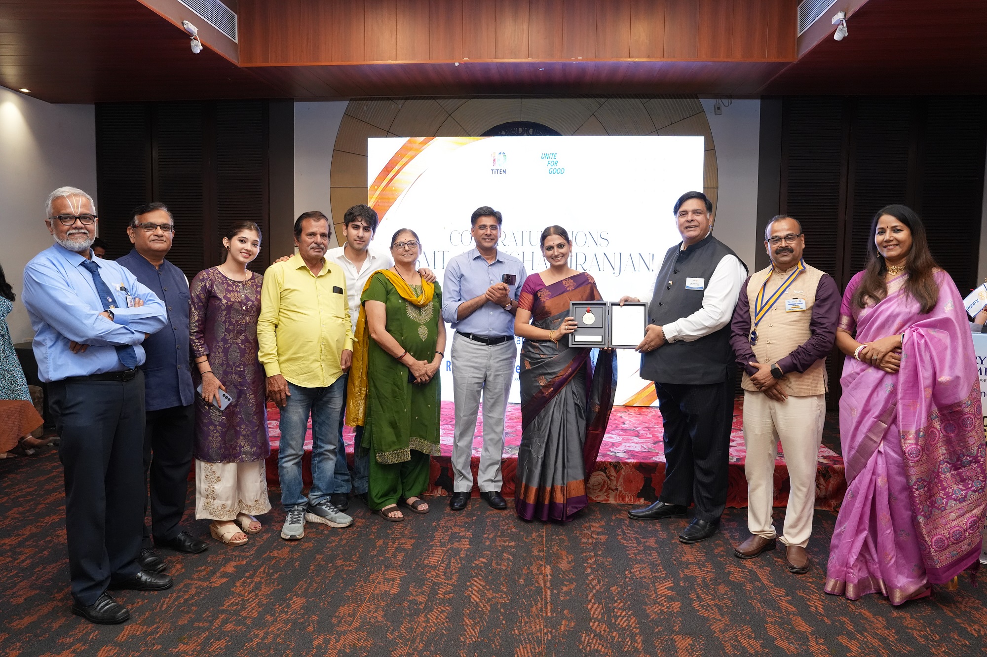 Apeksha Niranjan Honoured with Rotary Vocational Excellence Award 2025&ndash;26