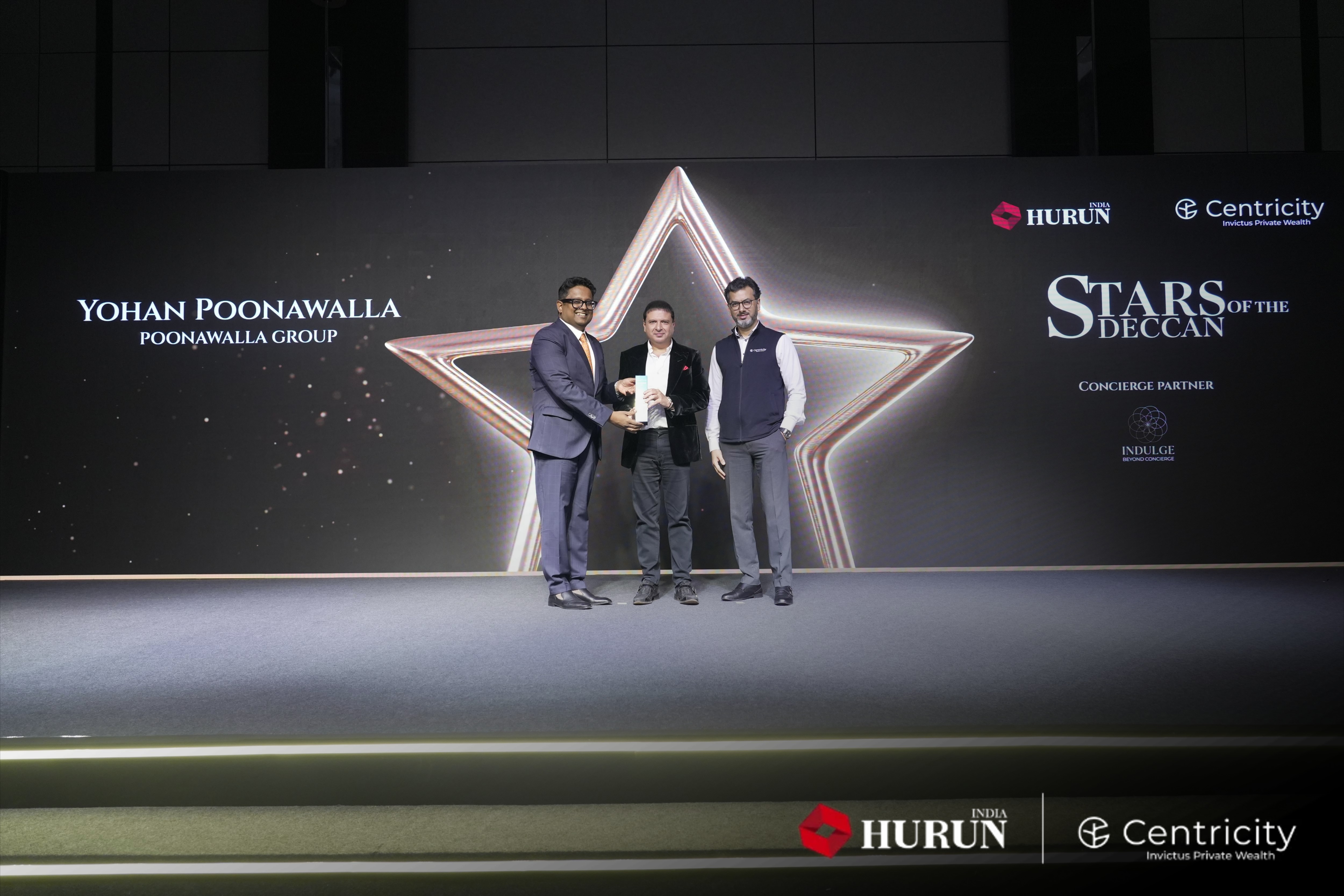Yohan Poonawalla Honoured with Hurun Centricity Stars of the Deccan 2026 Recognition
