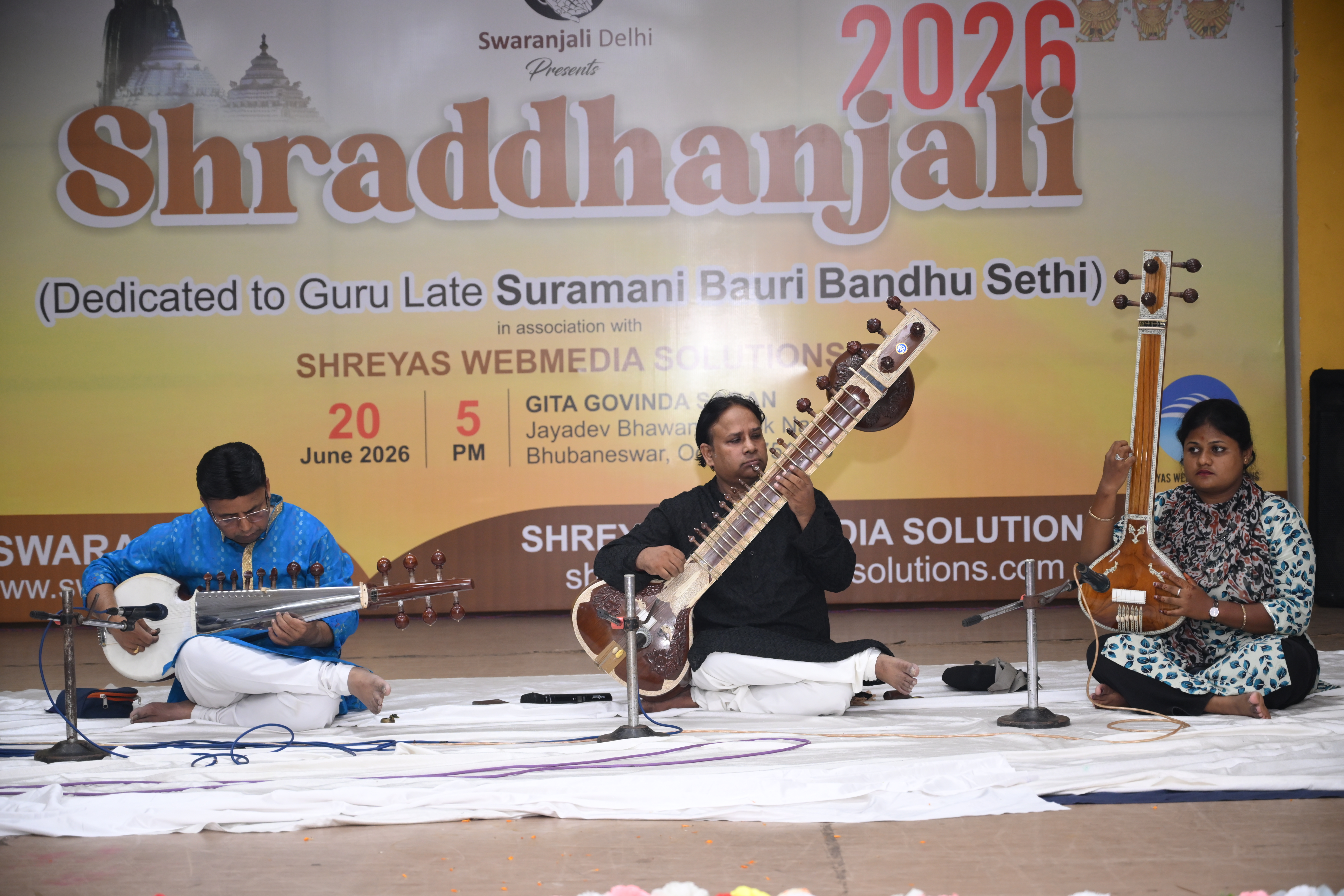 Swaranjali Delhi, in Association with Shreyas Webmedia Solutions, Pays Musical Tribute to Guru Pandit Suramani Bauri Bandhu Sethi