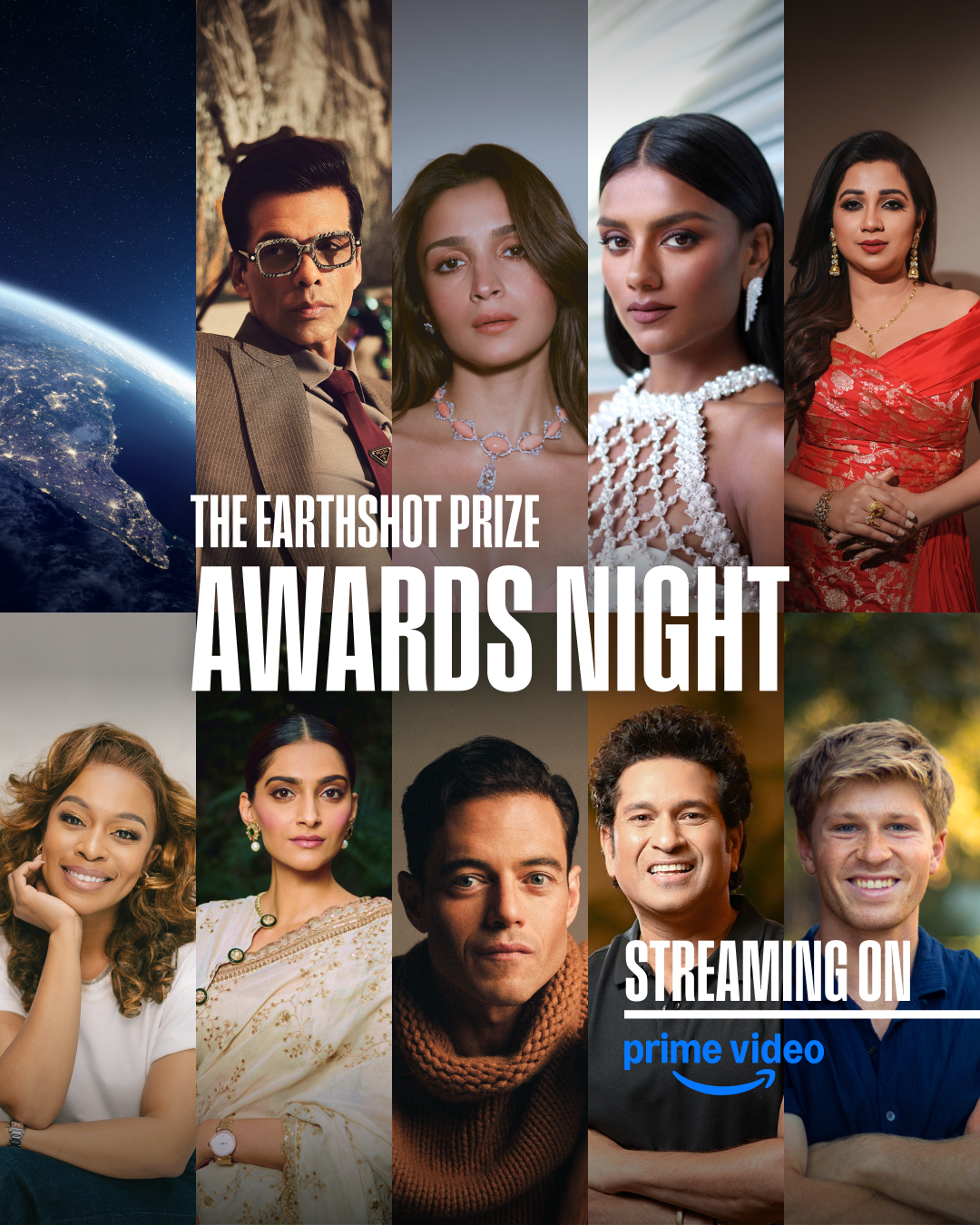 Stars unite for The Earthshot Prize 2026 Awards Night in Mumbai, to stream exclusively around the world on Prime Video