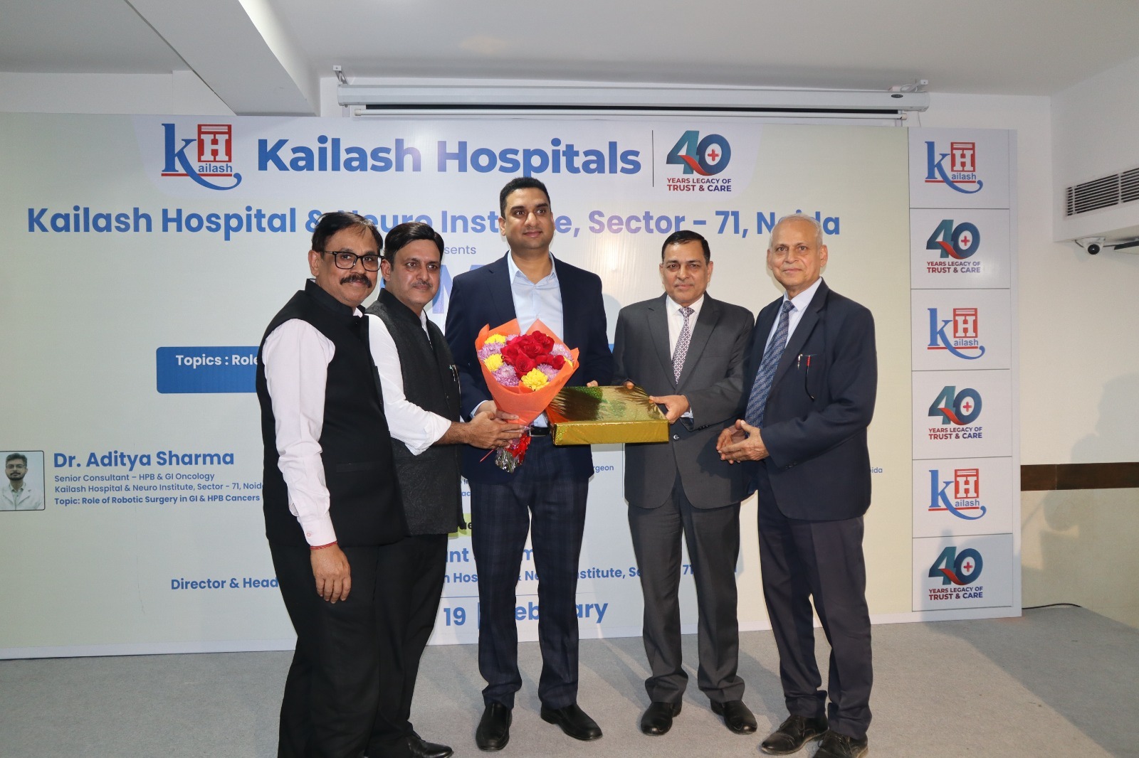 Kailash Healthcare Organises CME on Robotic GI Surgery, Knee Replacement and High-Risk Pregnancy Management