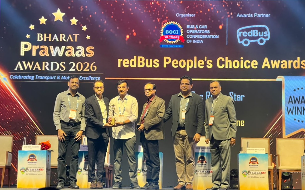 redBus Honours Winners of the People's Choice Awards at Bharat Prawaas Awards 2026
