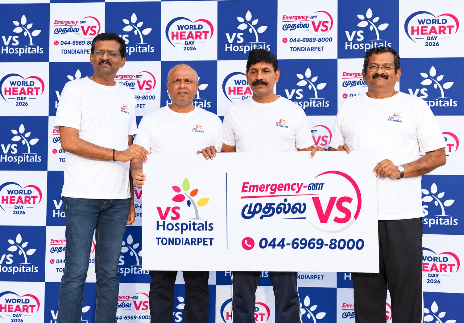 VS Hospitals Launches ‘Emergency Na Mudhalla VS’ Campaign on World Heart Day, Hosts 4-km Awareness Walkathon