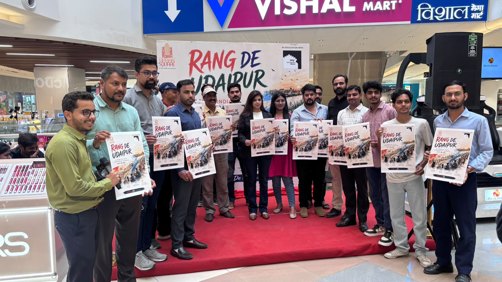 Citizens of Udaipur Invited to Join 'Rang De Udaipur' at Urban Square Mall to Paint One of the City's Biggest Tricolour Canvases