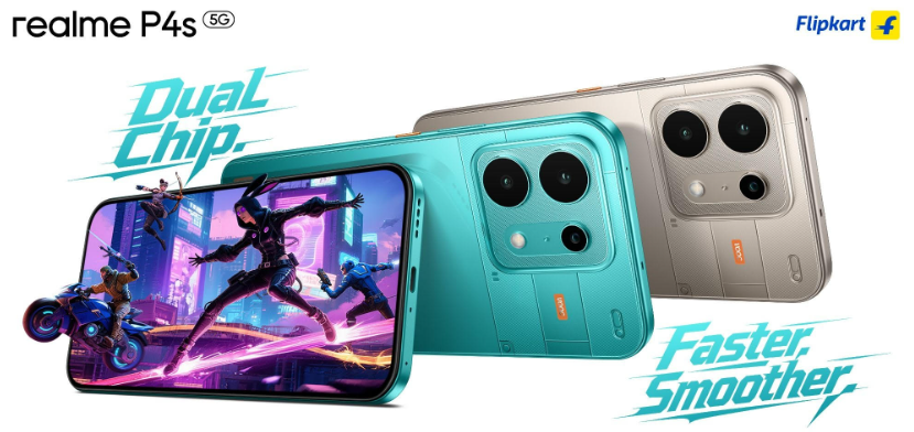 realme introduces the realme P4s 5G with Dual-Chip Performance, Flagship-Level Display and 8000mAh Titan Battery starting at INR 31,999