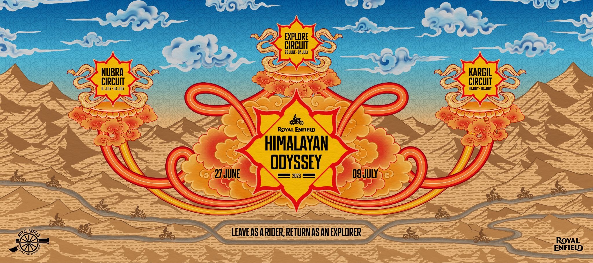 Royal Enfield Celebrates 125 Years Of Pure Motorcycling With Its Biggest Himalayan Odyssey Yet