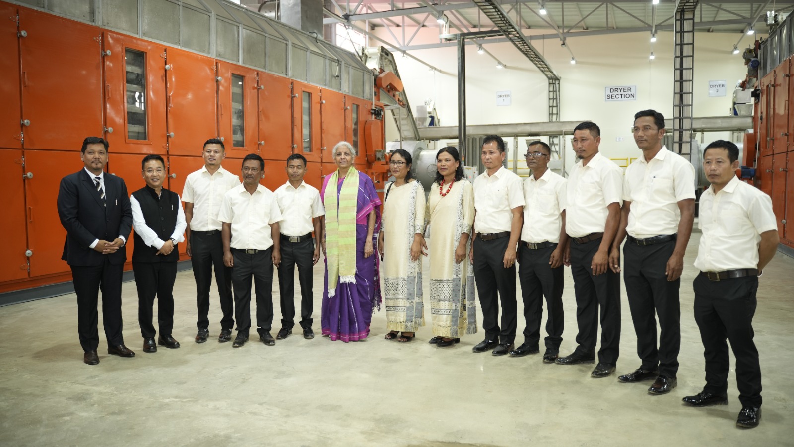 Union Finance Minister Arrives in Shillong; Inaugurates North East&rsquo;s largest Organic Spice Processing Plant
