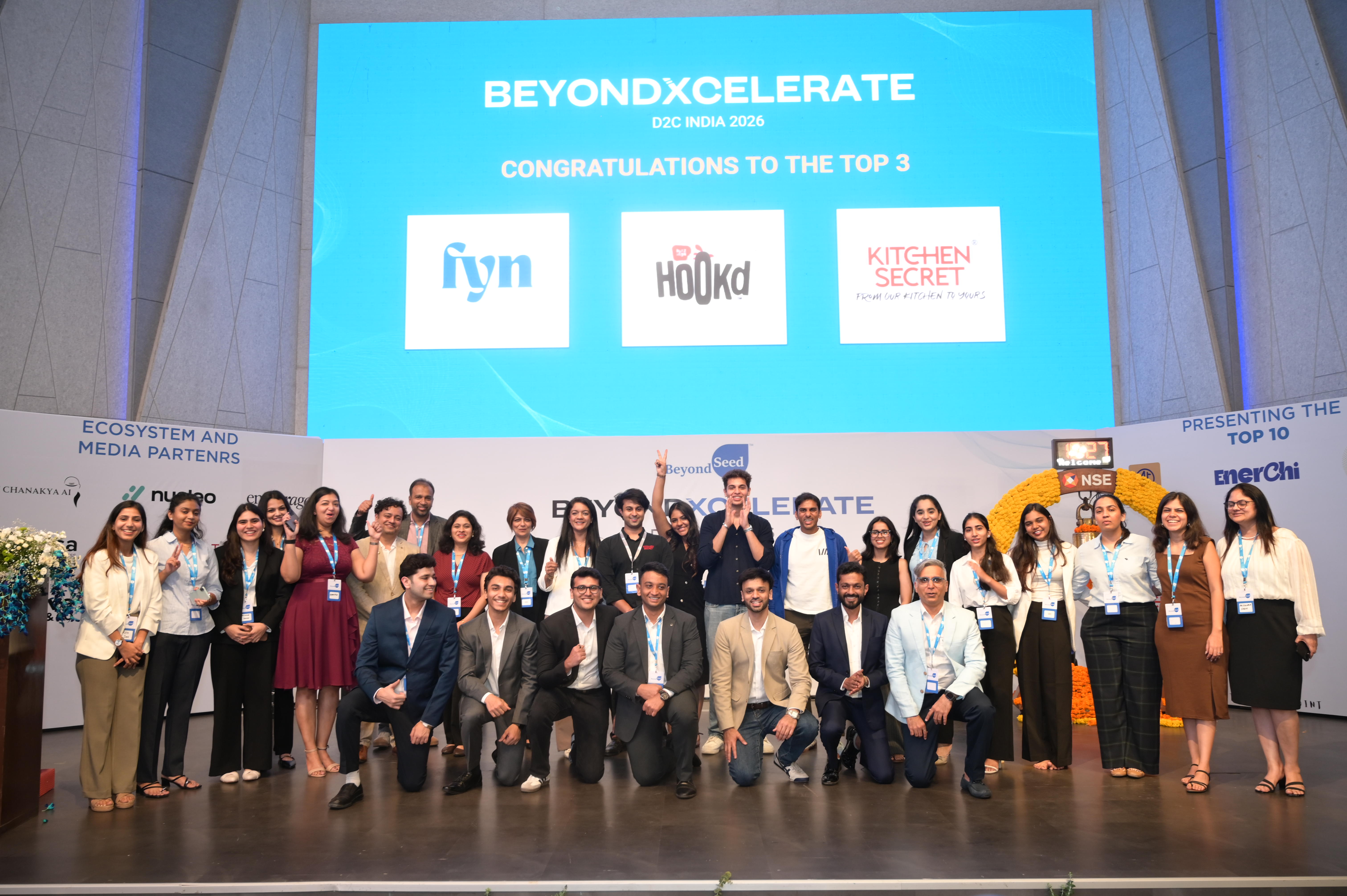 BeyondSeed unveils India's Next D2C champions at the BEYONDXCELERATE pitch day at the National Stock Exchange (NSE)