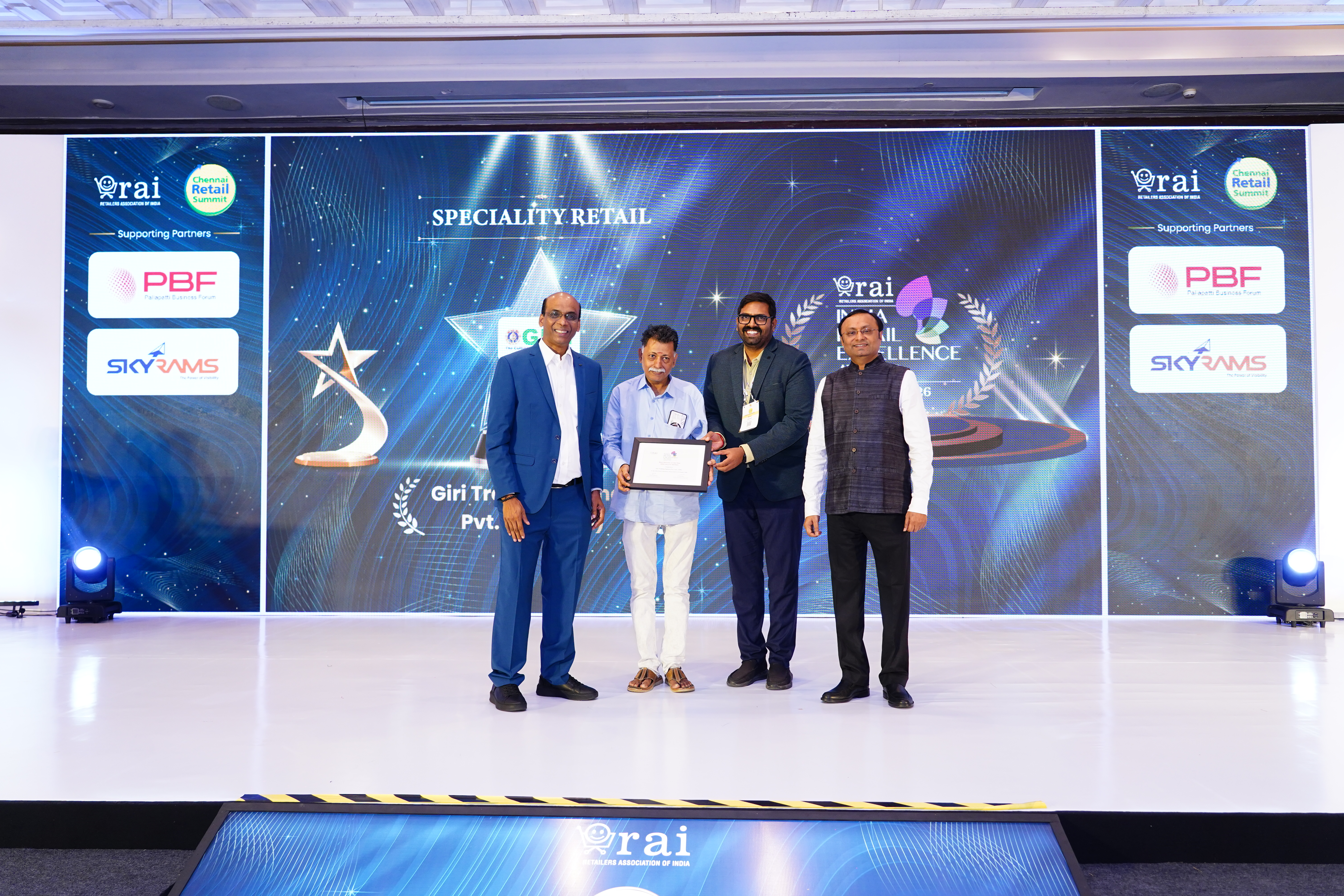 Giri Trading Agency Wins India Retail Excellence Award 2026 (Speciality Retail)