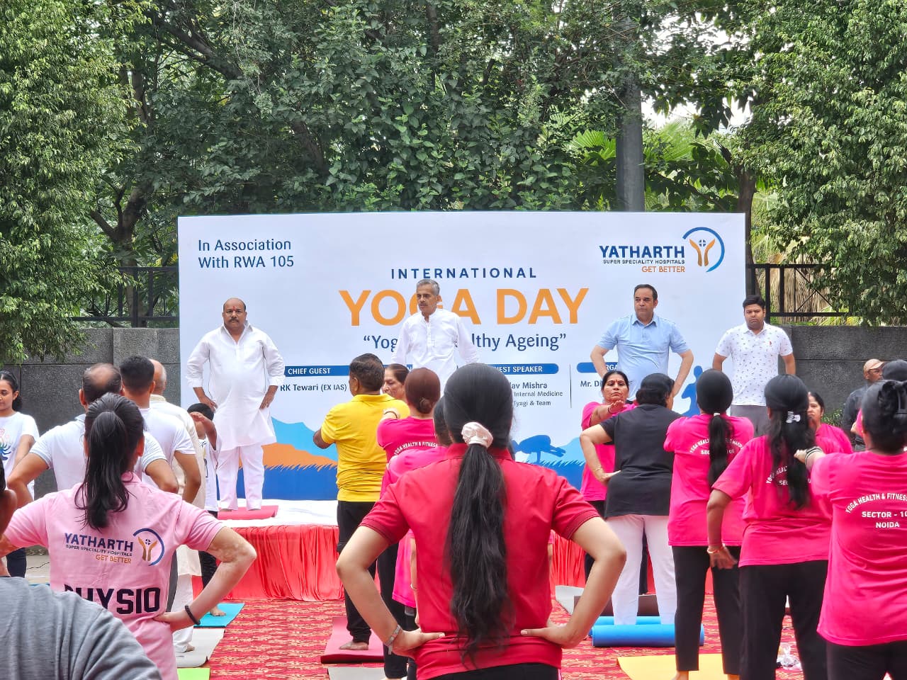 Yatharth Super Specialty Hospital Promotes Healthy Living on International Yoga Day